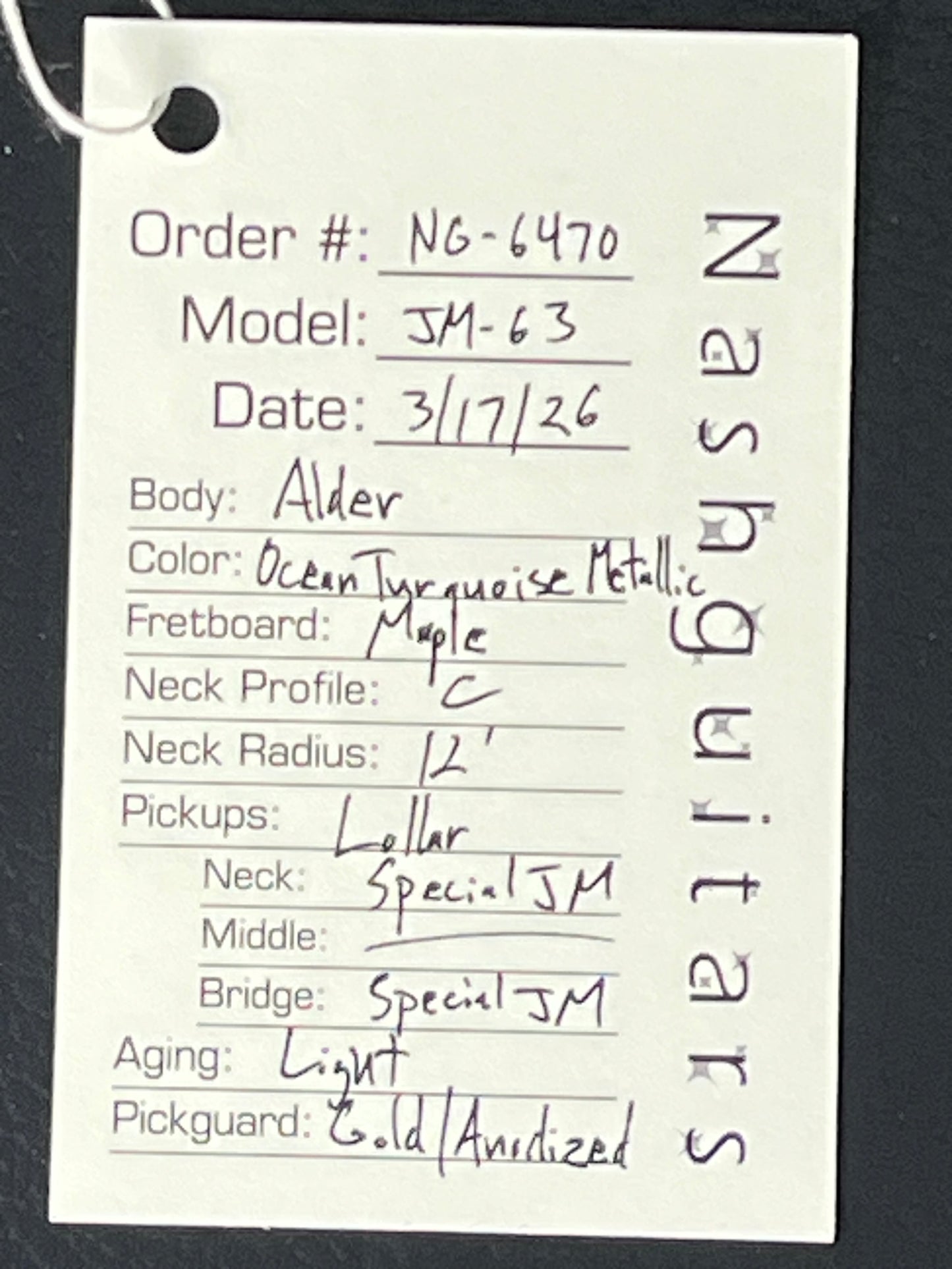 Nash Jazzmaster JM-52 #6470