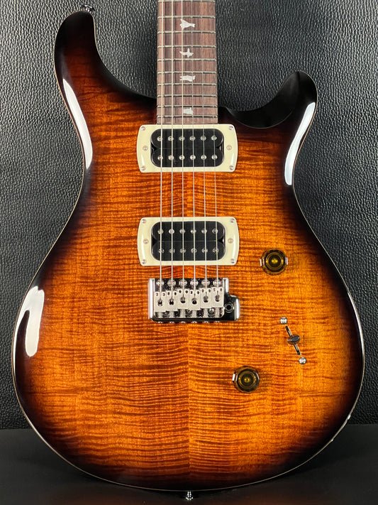 PRS SE Custom 24 Black Gold Sunburst