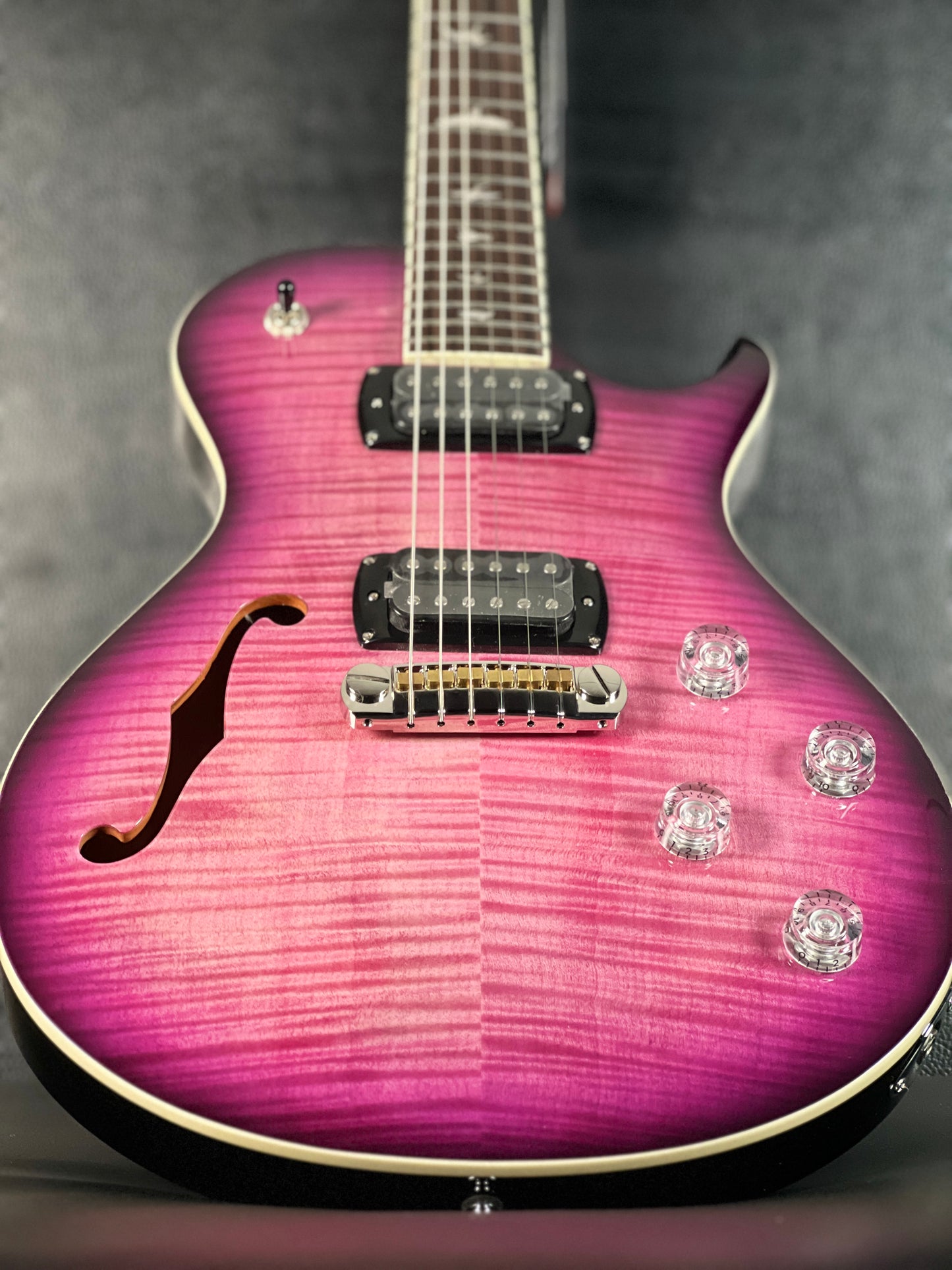 PRS SE Zach Myers 594 Semi-Hollow Elderberry Burst