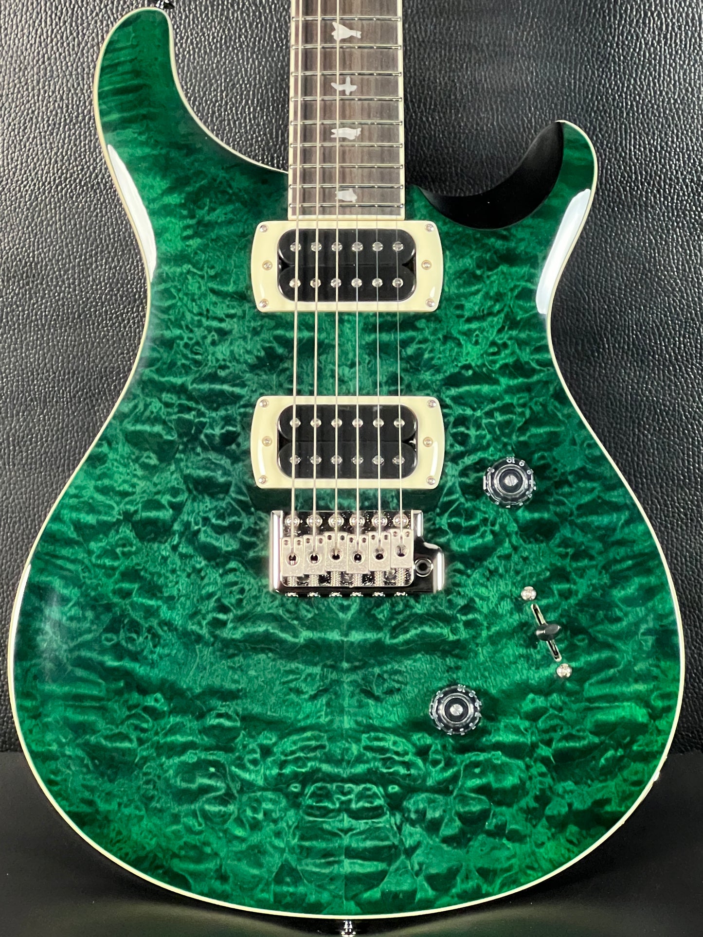 PRS SE Custom 24 Quilt Teal Black