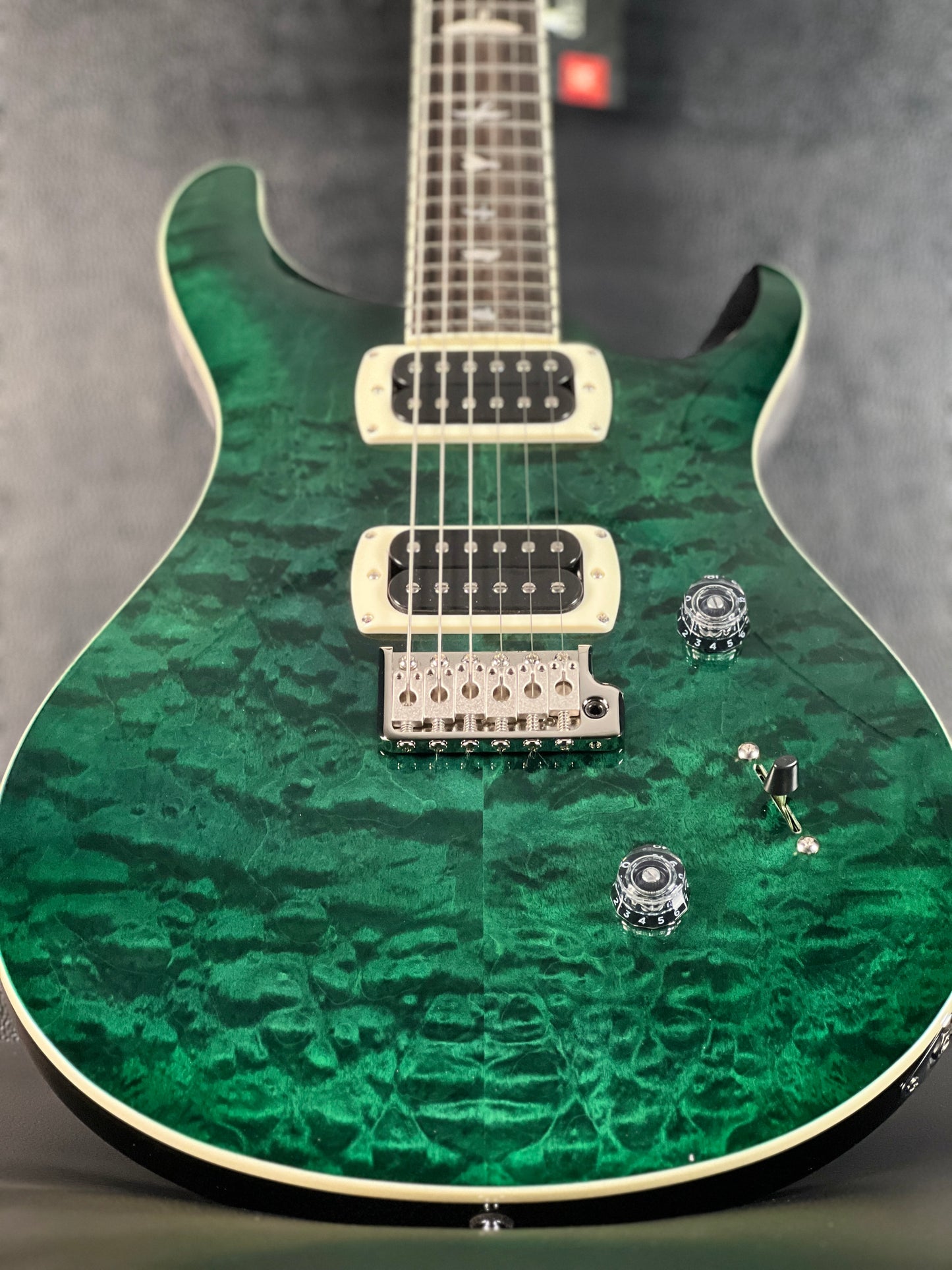 PRS SE Custom 24 Quilt Teal Black