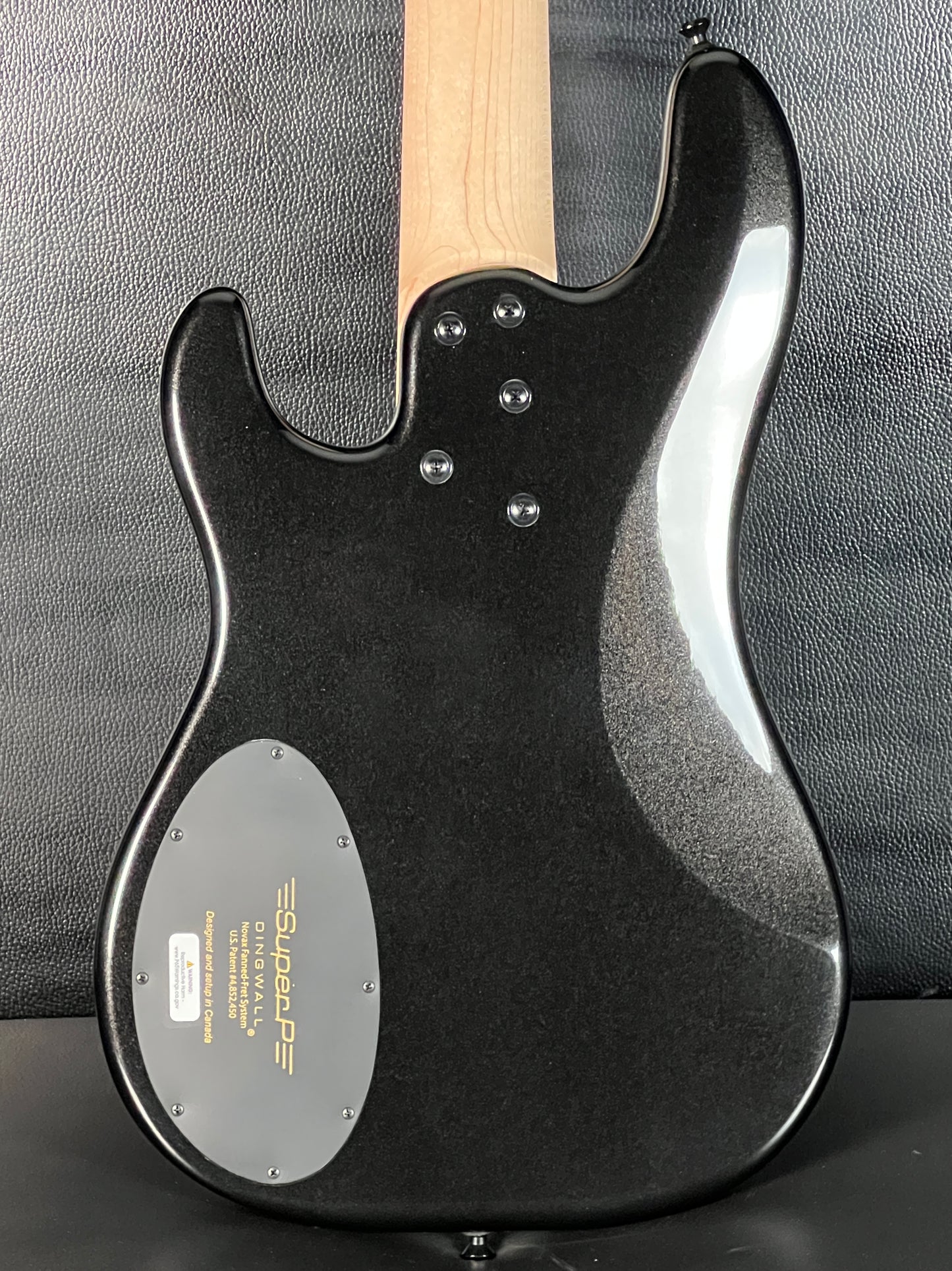 Dingwall Guitars SP1 5-String Multi-Scale Bass Guitar - Gloss Black Metallic