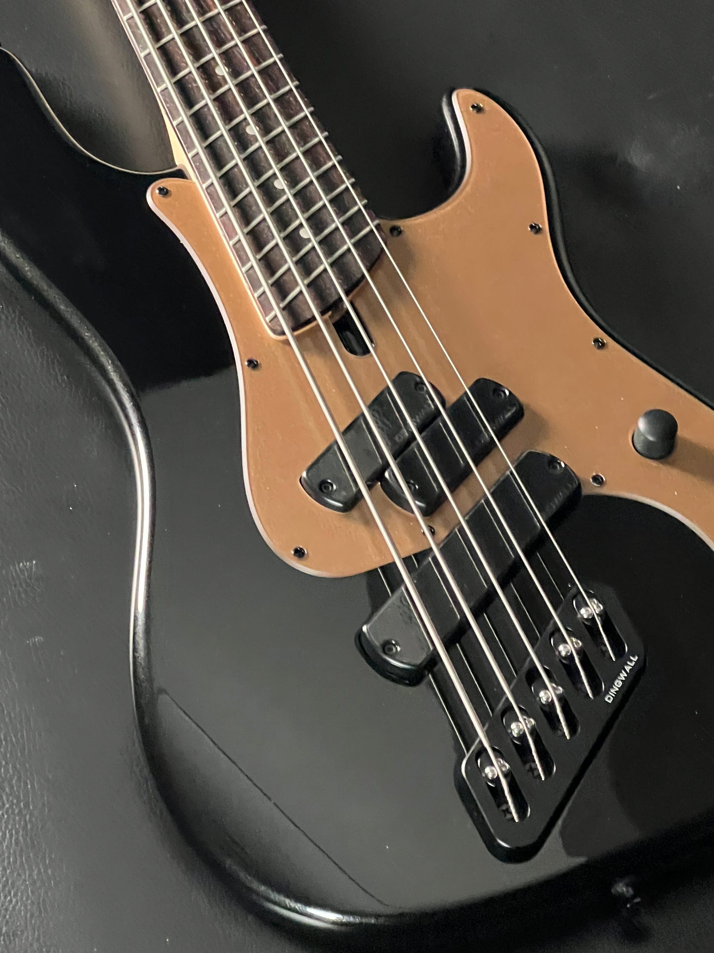 Dingwall Guitars SP1 5-String Multi-Scale Bass Guitar - Gloss Black Metallic