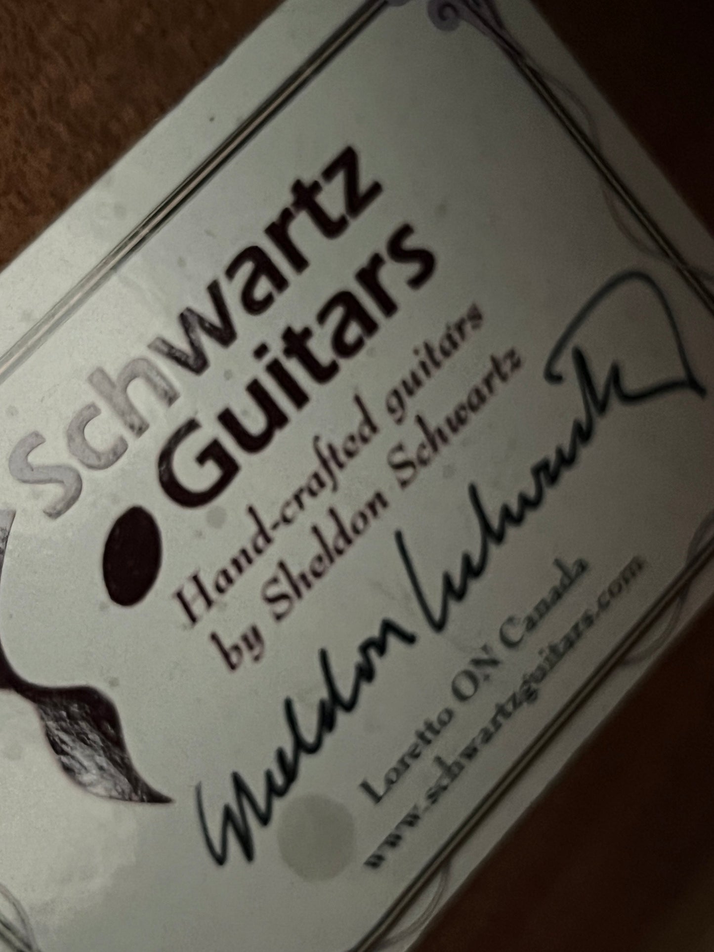Sheldon Schwartz Oracle Redwood / Curly Mahogany (PRE-OWNED)