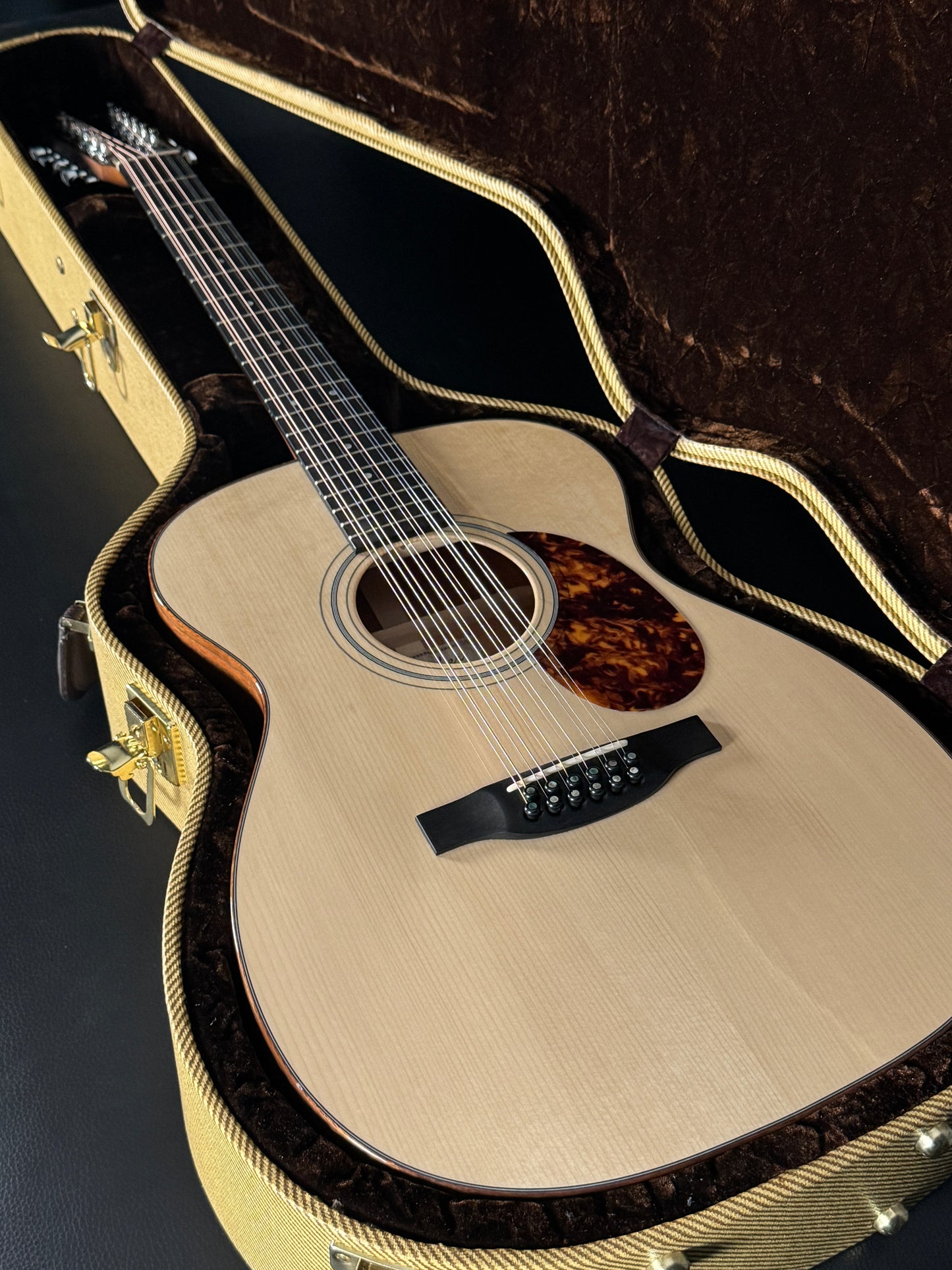 Boucher Custom Shop OM Hybrid Mahogany 12-string CSSG12 (PRE-OWNED)