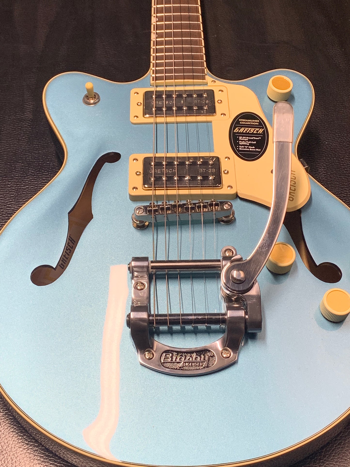 Gretsch G2655T Streamliner Center Block Jr. Double-cut With Bigsby Arctic Blue