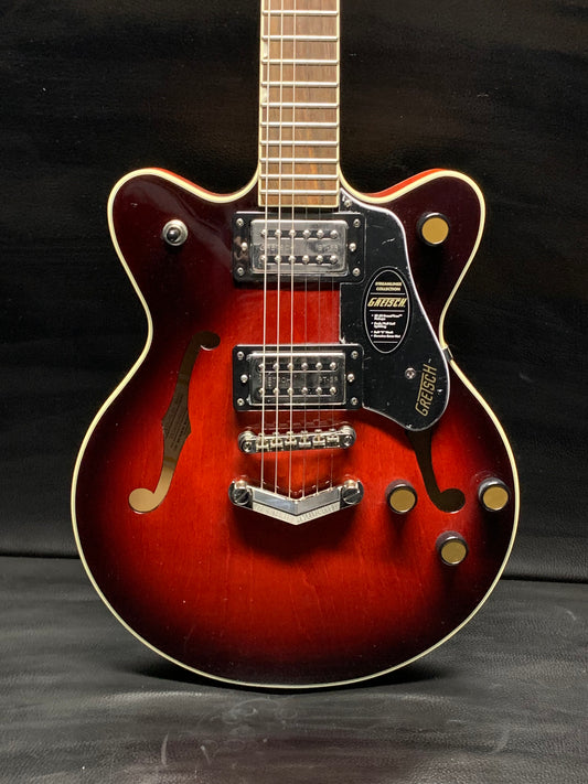 Gretsch G2655 Streamliner Center Block Jr. Double-cut With V-Stoptail Claret Burst