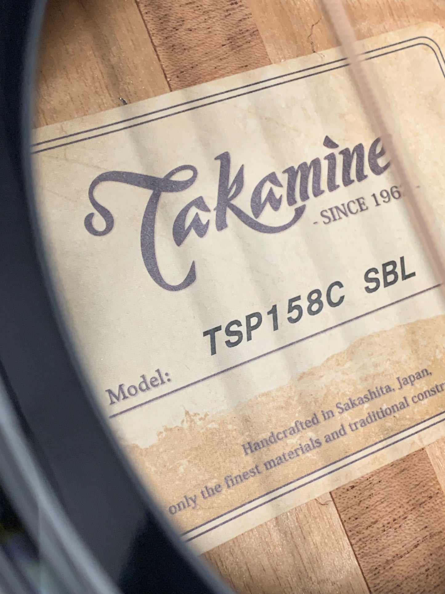 Takamine TSP158C SBL Japan (PRE-OWNED)