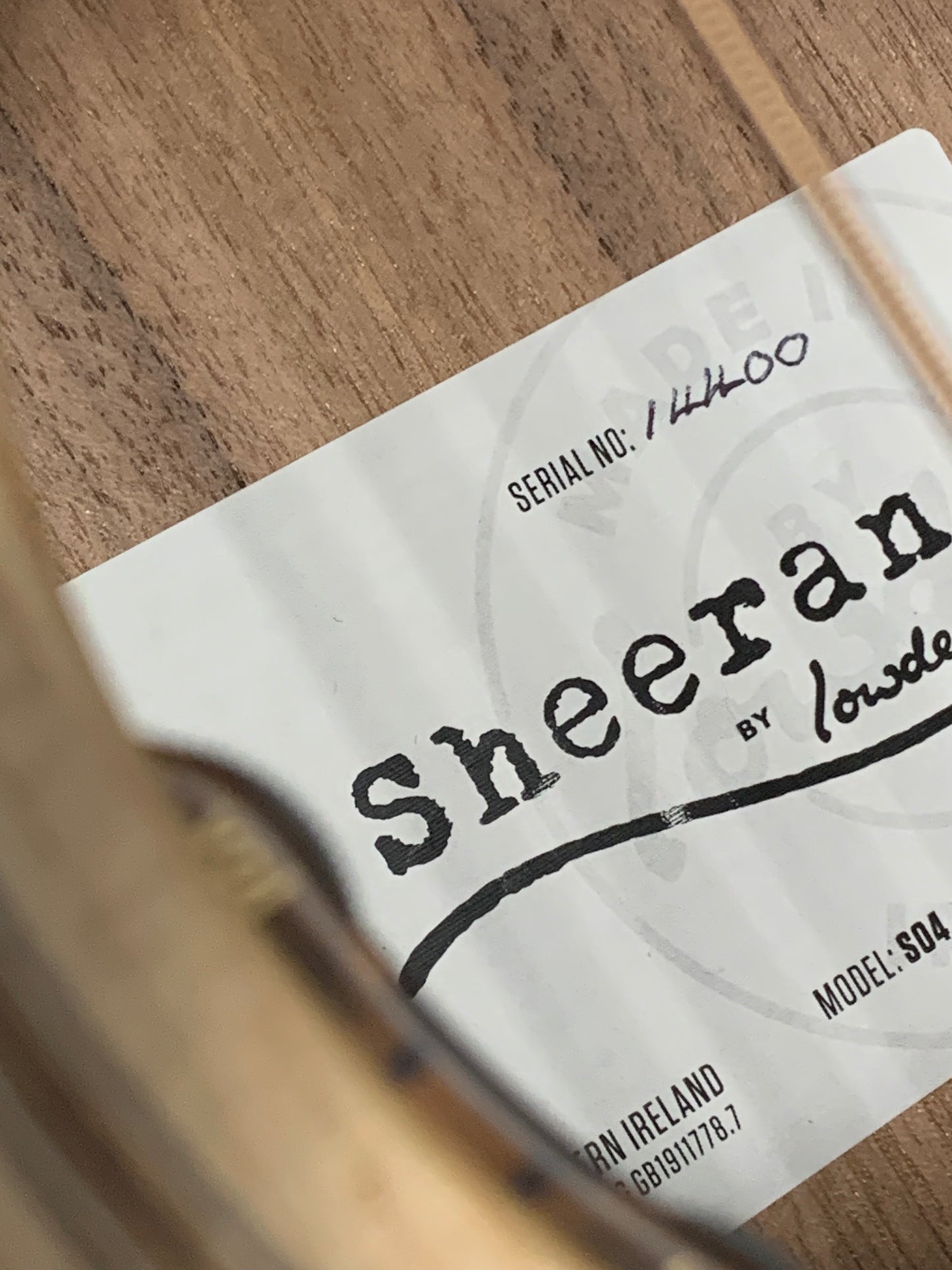 Sheeran S04 #14400