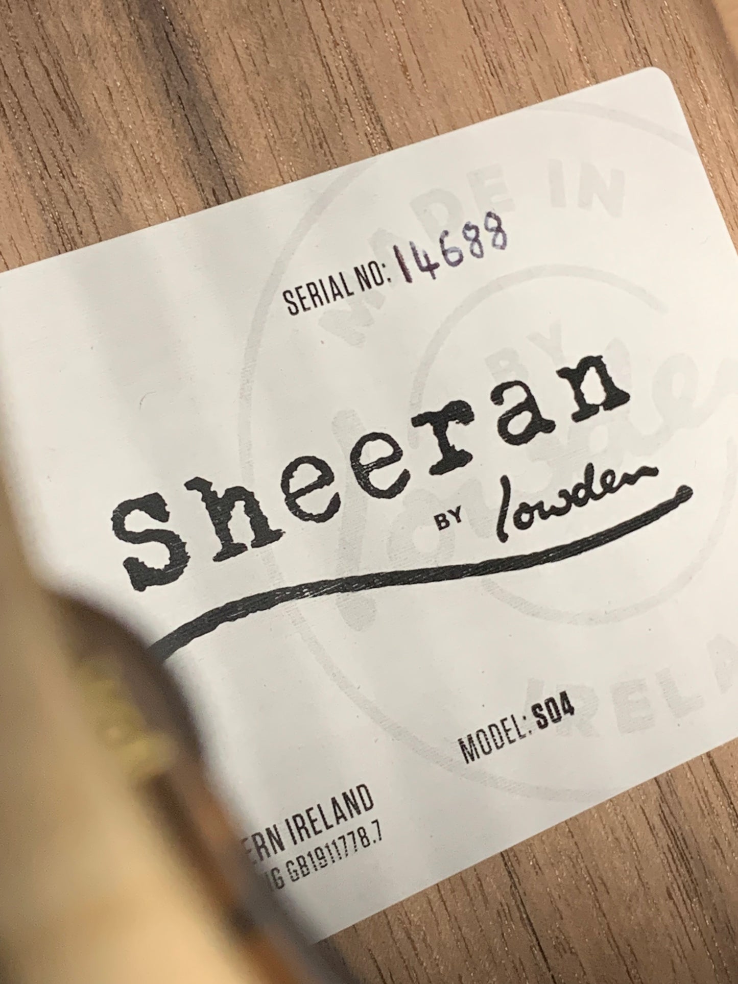 Sheeran S04 #14688