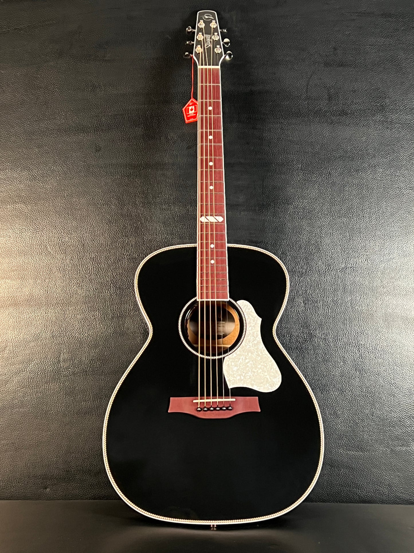 Seagull Artist Tuxedo Black Anthem EQ w/ Gig Bag