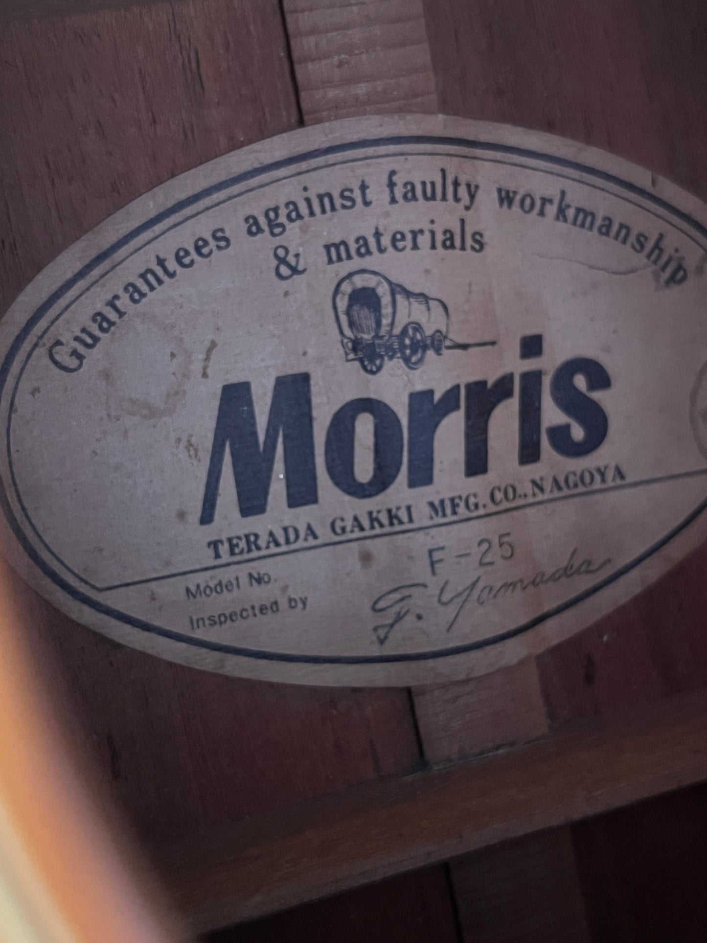 Morris F-25 OM (PRE-OWNED)