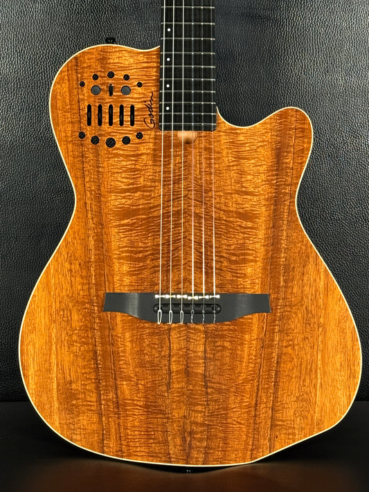Godin Guitars ACS NYLON Electric/Acoustic Guitar KOA Extreme (PRE-OWNED)
