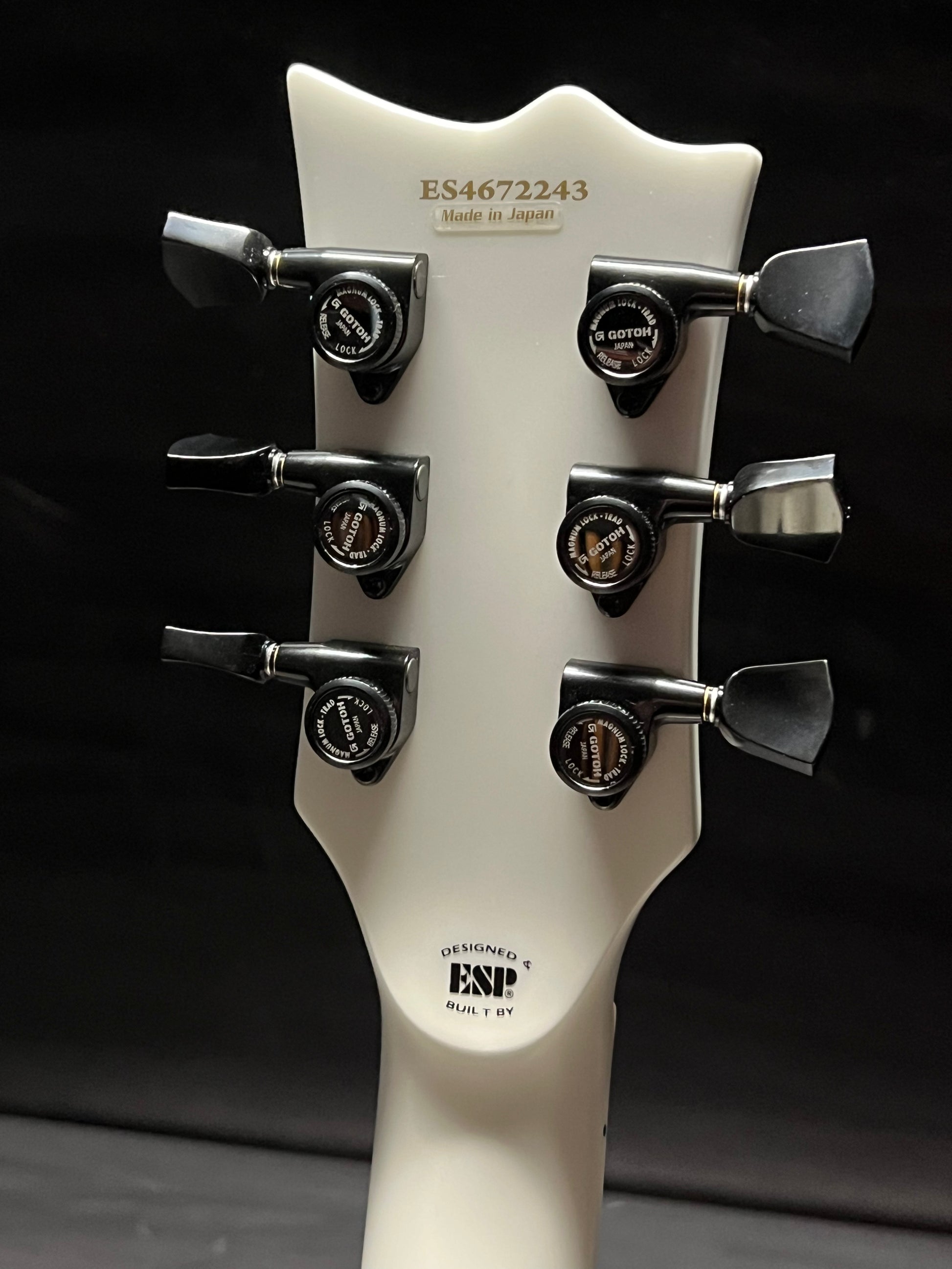 esp eclipse original white 2019 – chicago music... ESP Guitars E-II Eclipse - Snow White Satin – Guitar HAUS