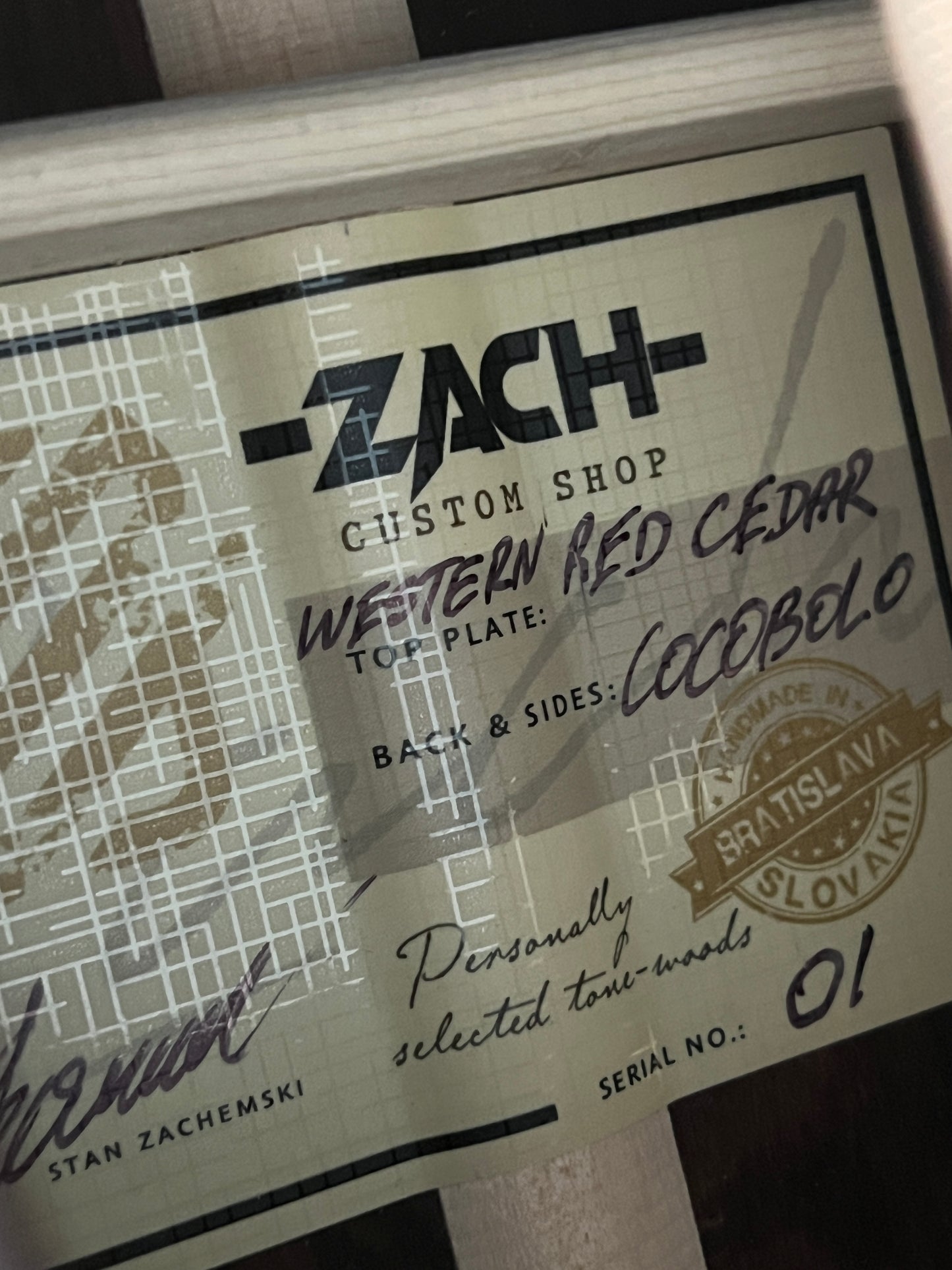 Zach Cocobolo - Grand Auditorium Cutaway GAC #01 (Pre-Owned by J.P. Cormier)