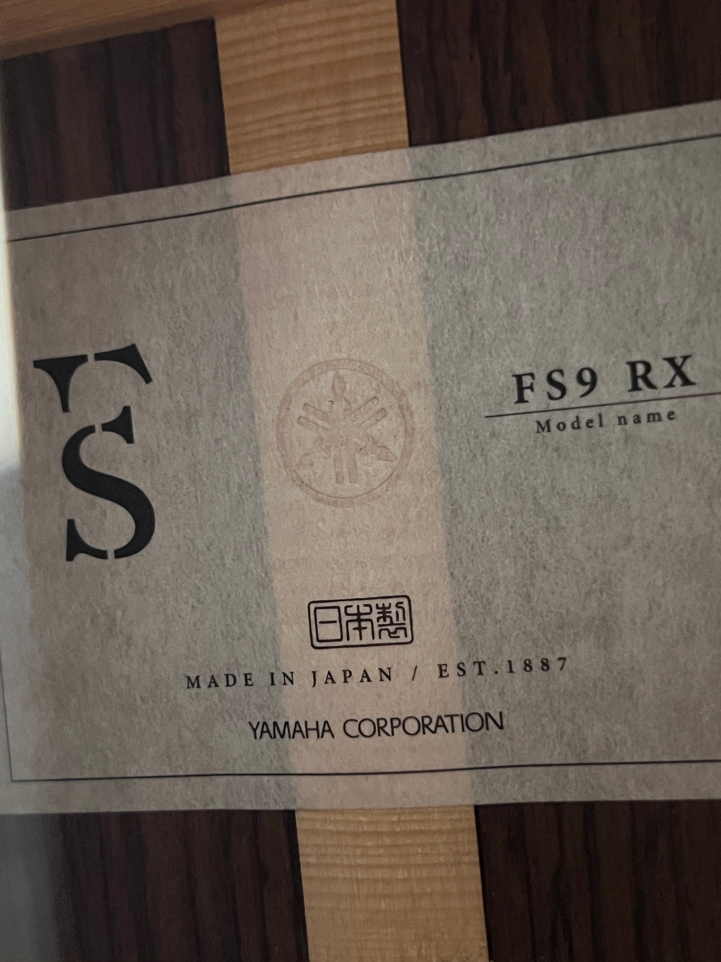 Yamaha FS9 RX #IKX017A
