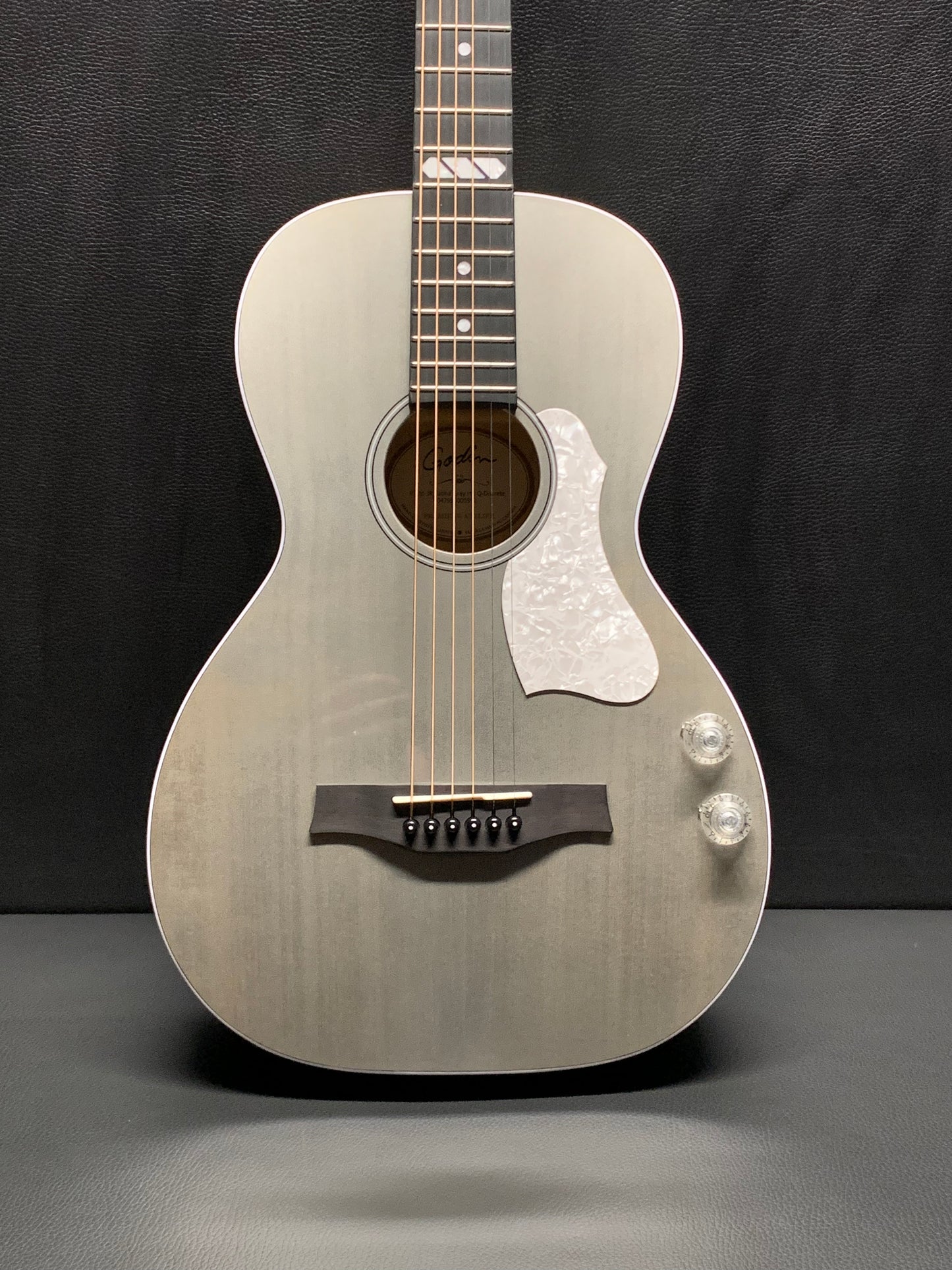 Godin Rialto JR Satina Gray HG Q-Discrete #047956000552