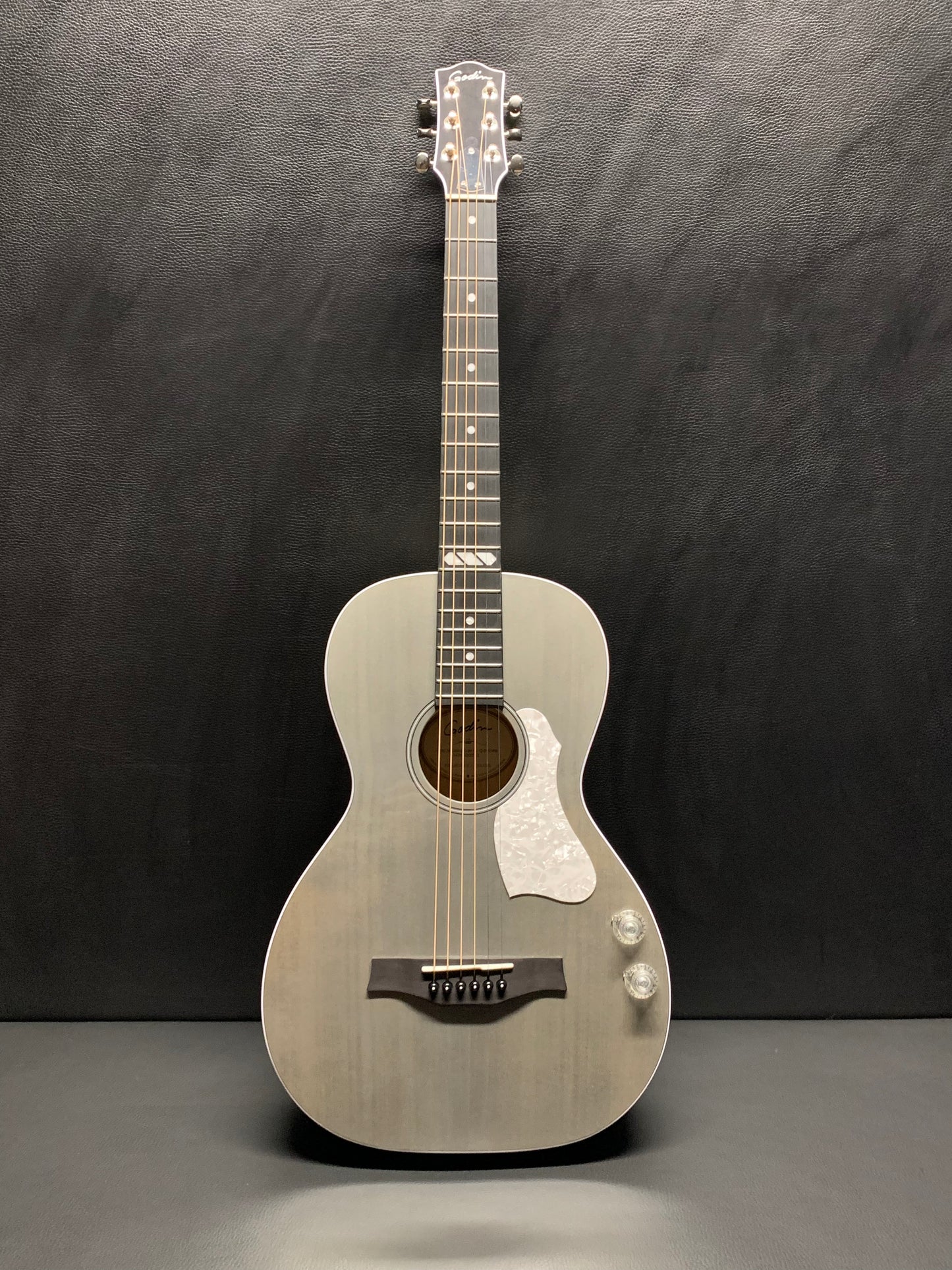 Godin Rialto JR Satina Gray HG Q-Discrete #047956000552