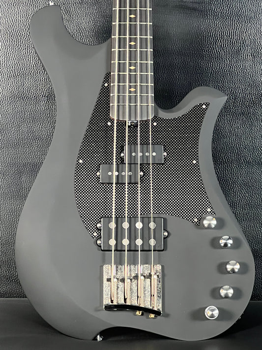Bacci Marleo 4-String Active Bass Velvet Nero Matte Black