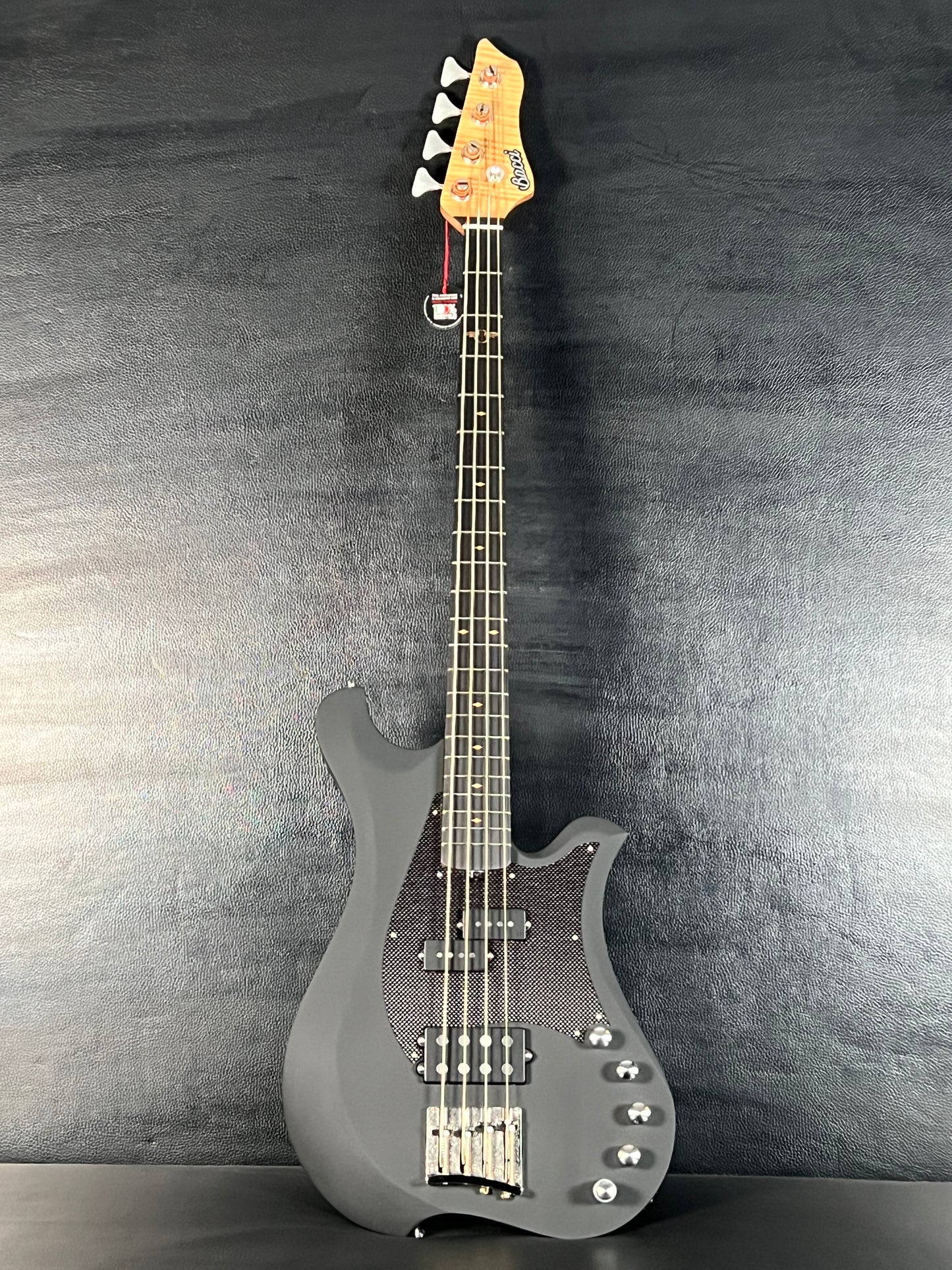 Bacci Marleo 4-String Active Bass Velvet Nero Matte Black