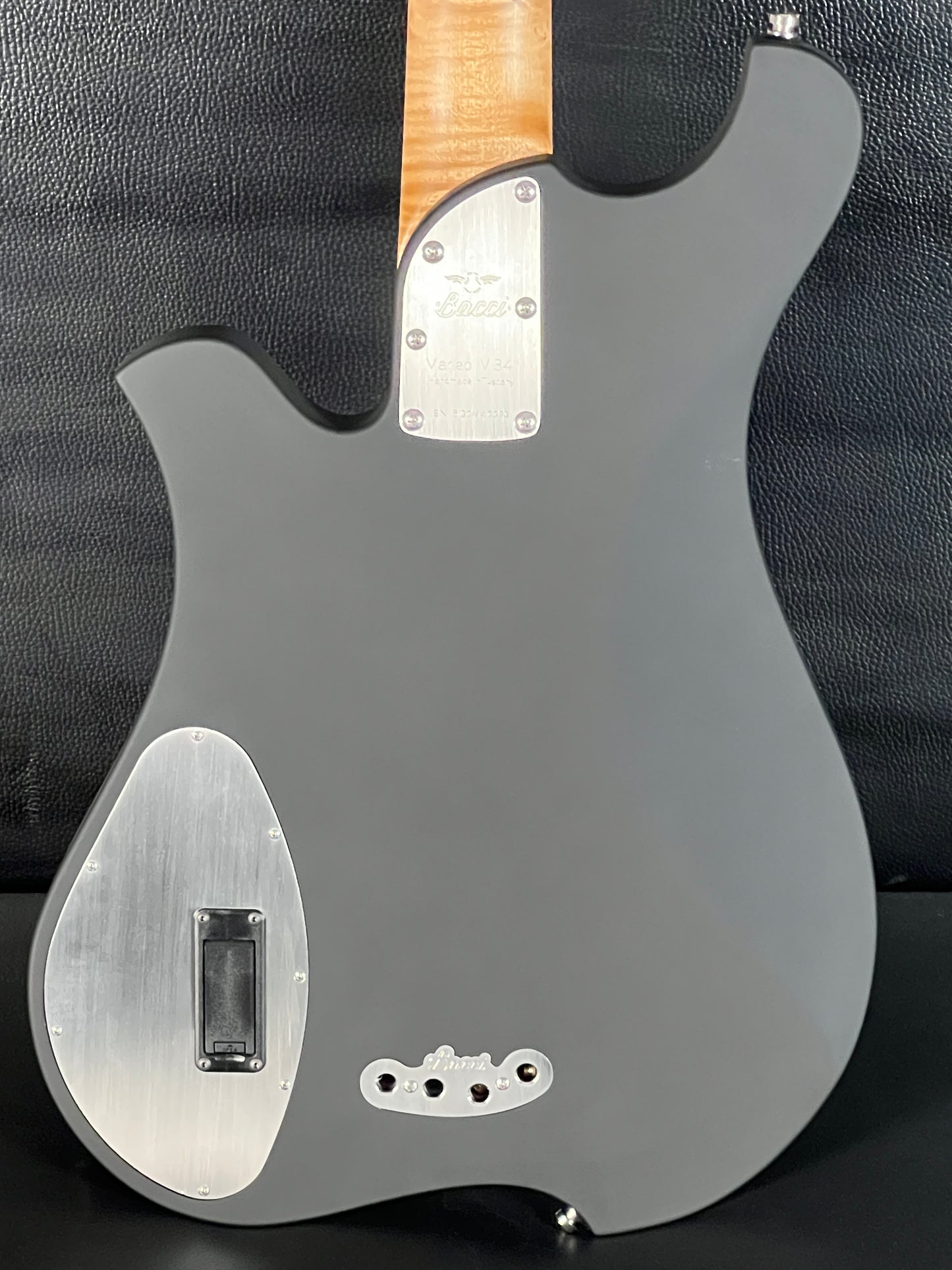Bacci Marleo 4-String Active Bass Velvet Nero Matte Black