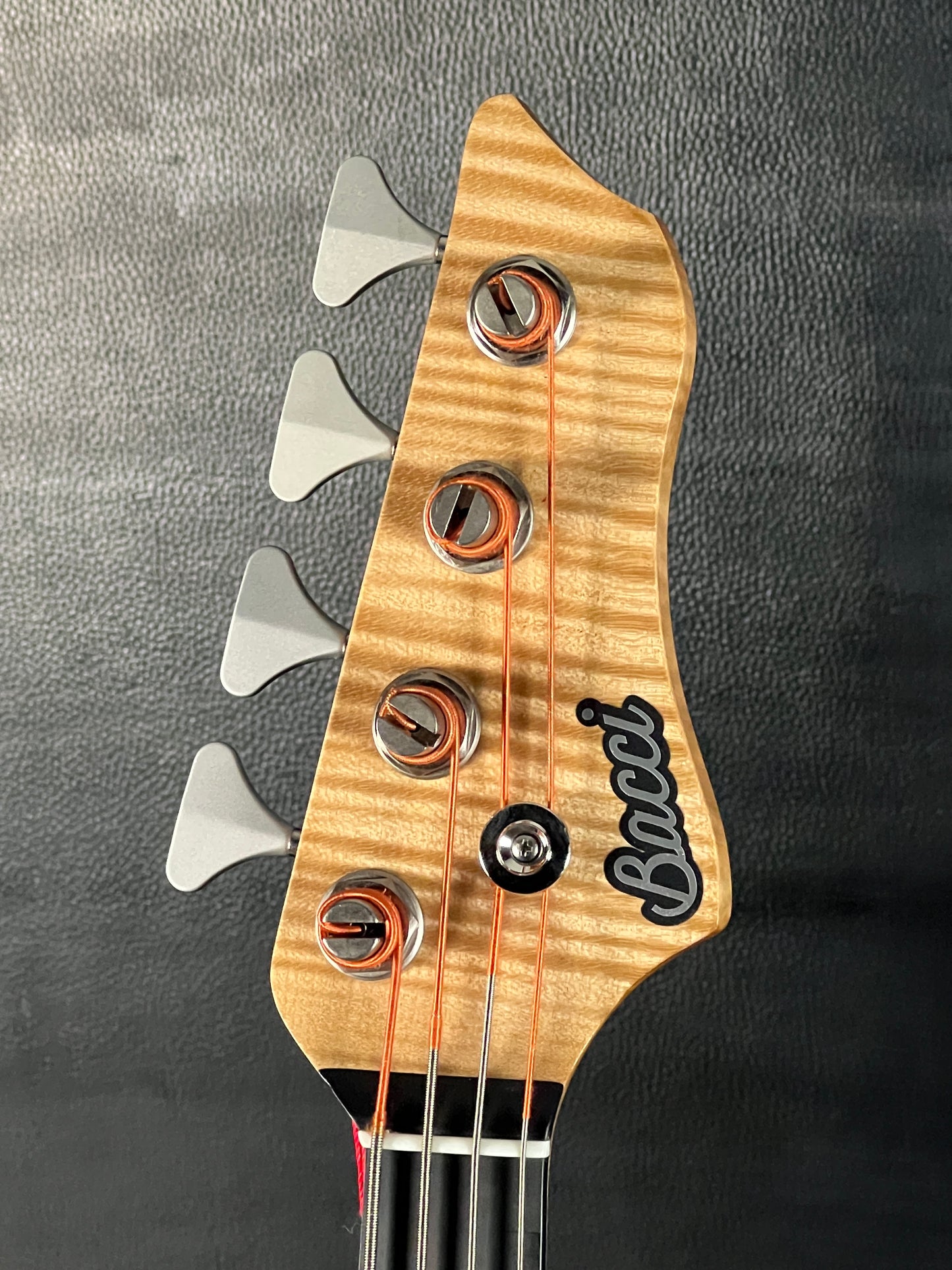 Bacci Marleo 4-String Active Bass Velvet Nero Matte Black