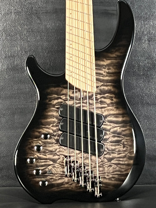 Dingwall Combustion C3 Left-Handed 5-String Bass 2-Tone Blackburst Quilt Maple