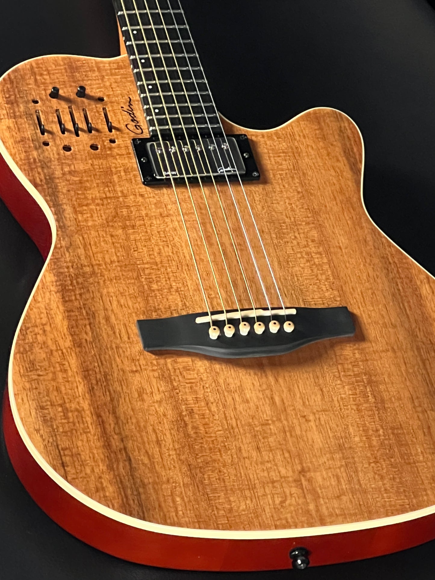 Godin A6 Ultra Extreme Koa HG Acoustic-Electric Hybrid (PRE-OWNED)