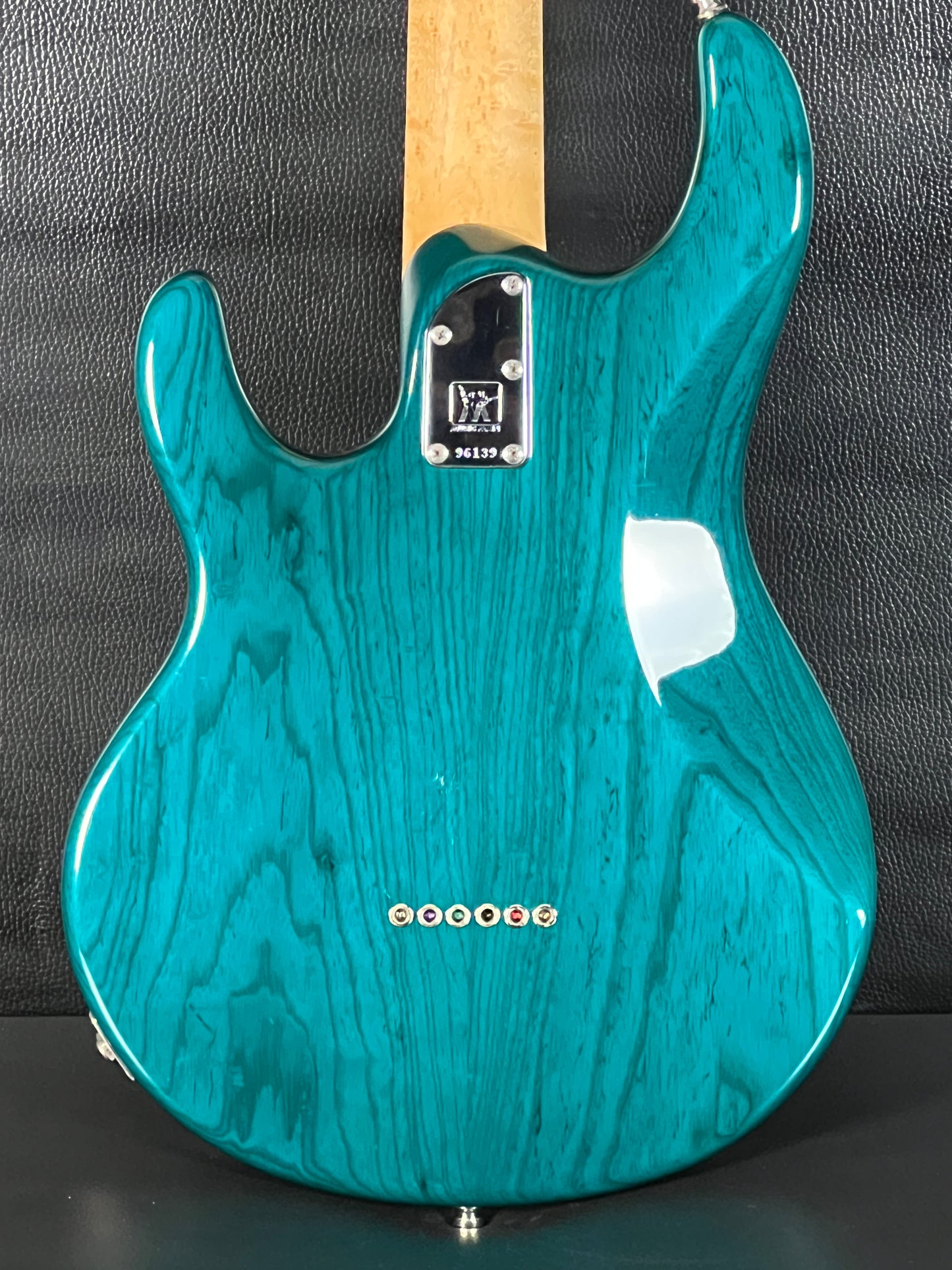 Music Man Silhouette HSH Hardtail Teal Green with Maple Fingerboard (PRE-OWNED)