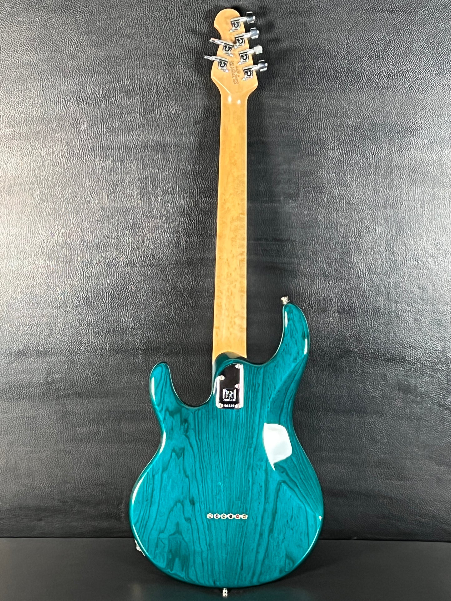 Music Man Silhouette HSH Hardtail Teal Green with Maple Fingerboard (PRE-OWNED)