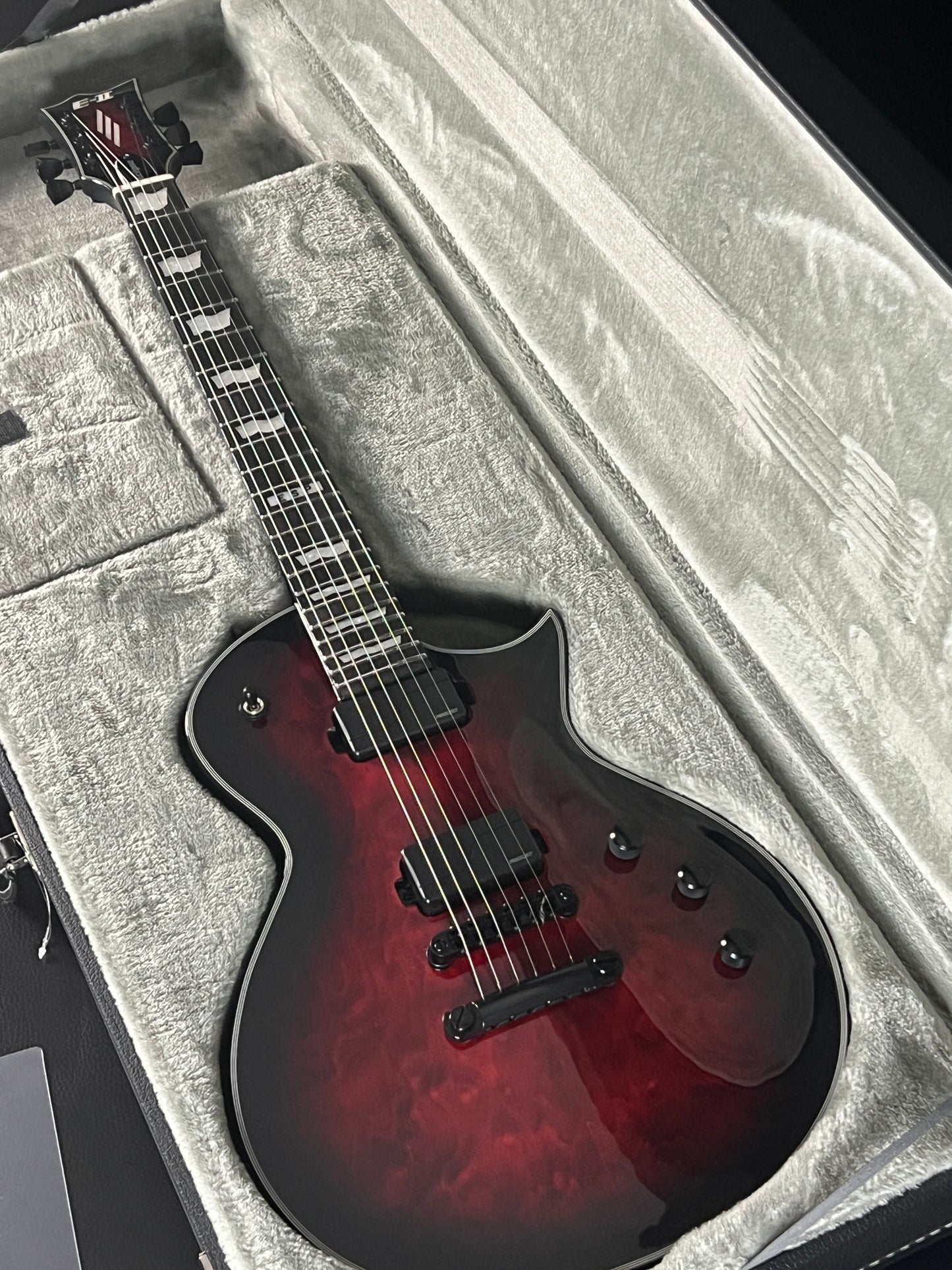 ESP E-II Eclipse See-thru Black Cherry Sunburst Japan
