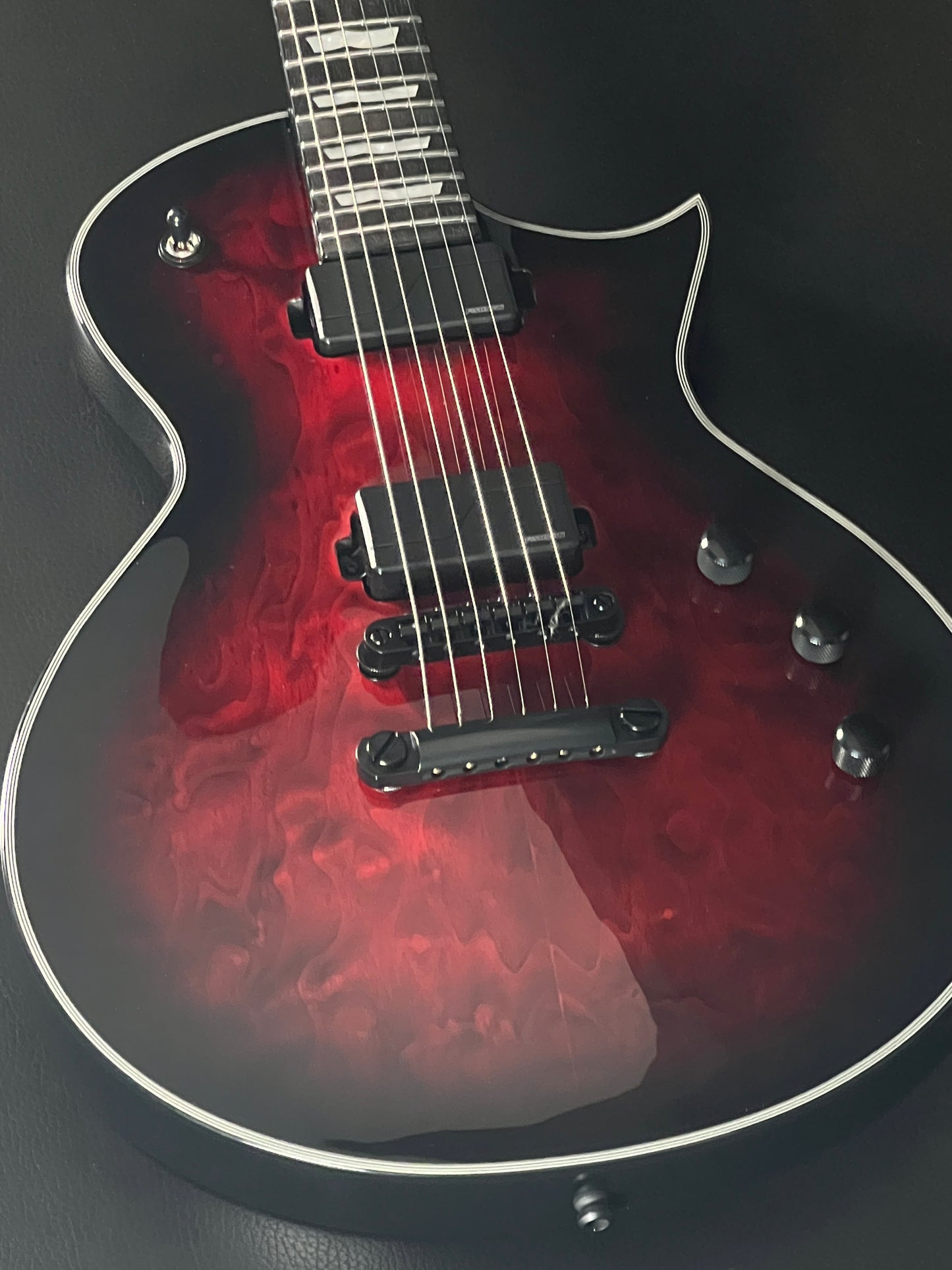 ESP E-II Eclipse See-thru Black Cherry Sunburst Japan