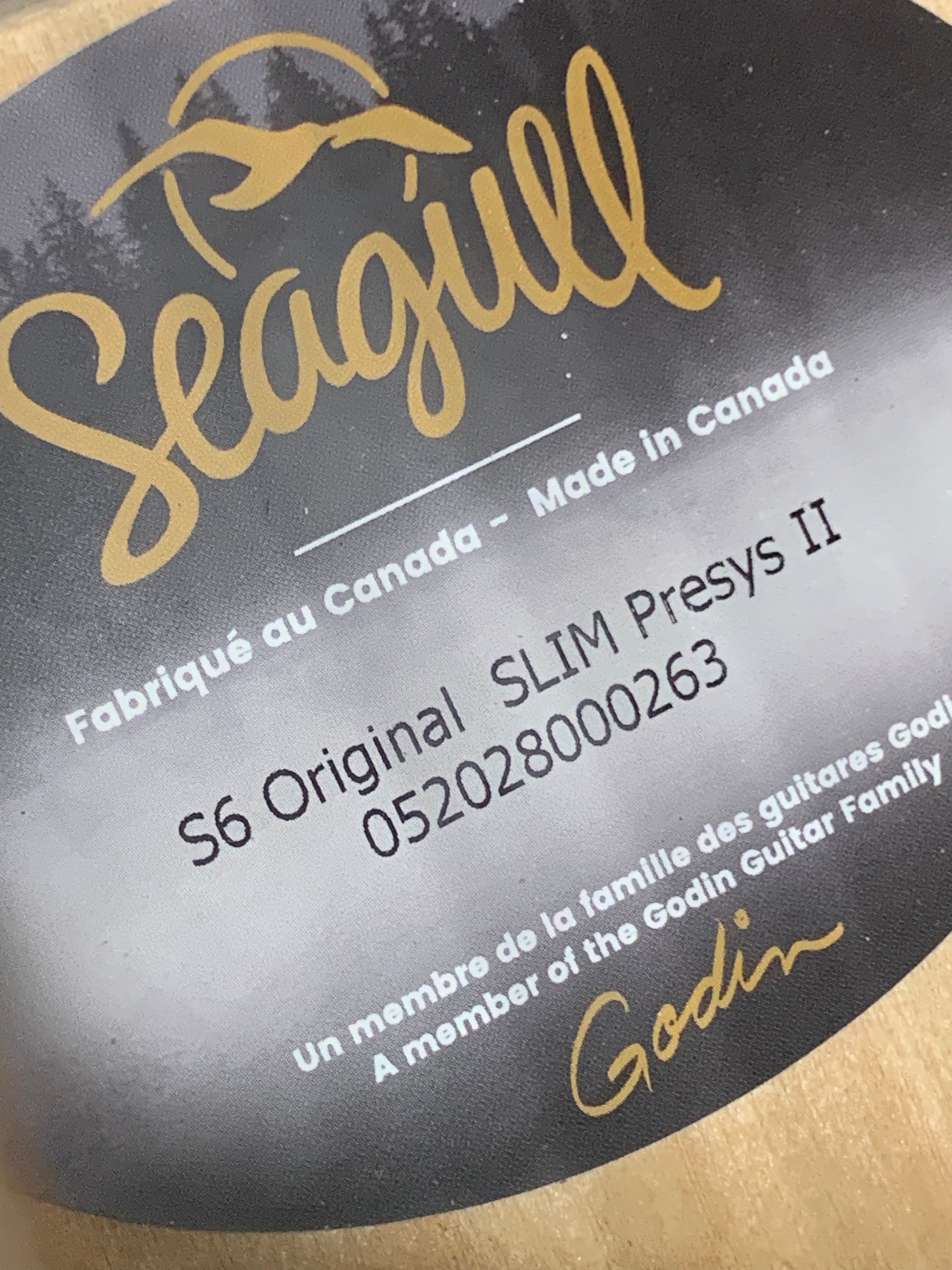 Seagull S6 Original Slim Presys II #052028000263