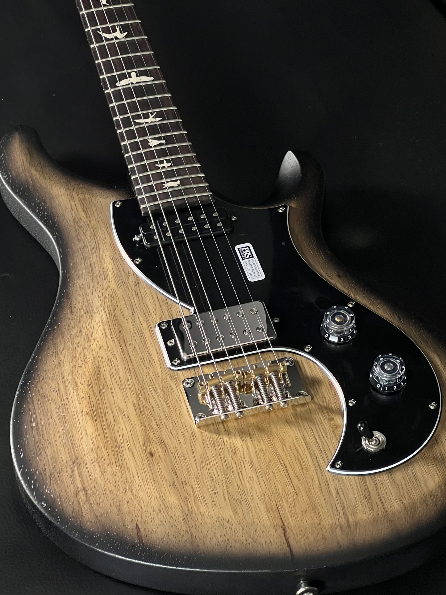 PRS S2 Vela Limited Edition Black Limba Natural Smokeburst