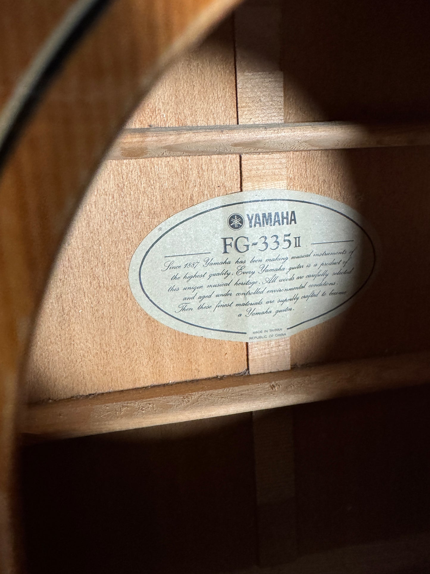 Yamaha FG-335 II (PRE-OWNED)