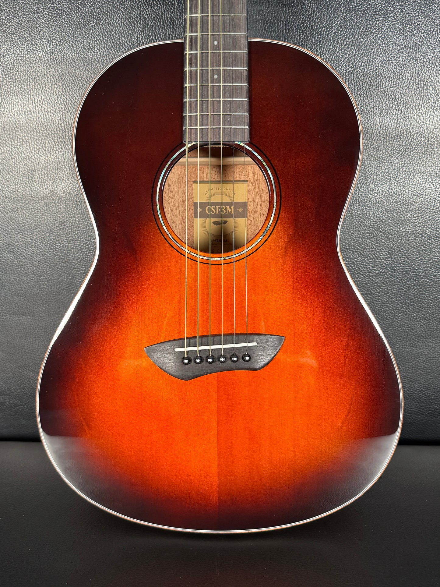 Yamaha CSF3M All Solid Parlor Guitar Sunburst