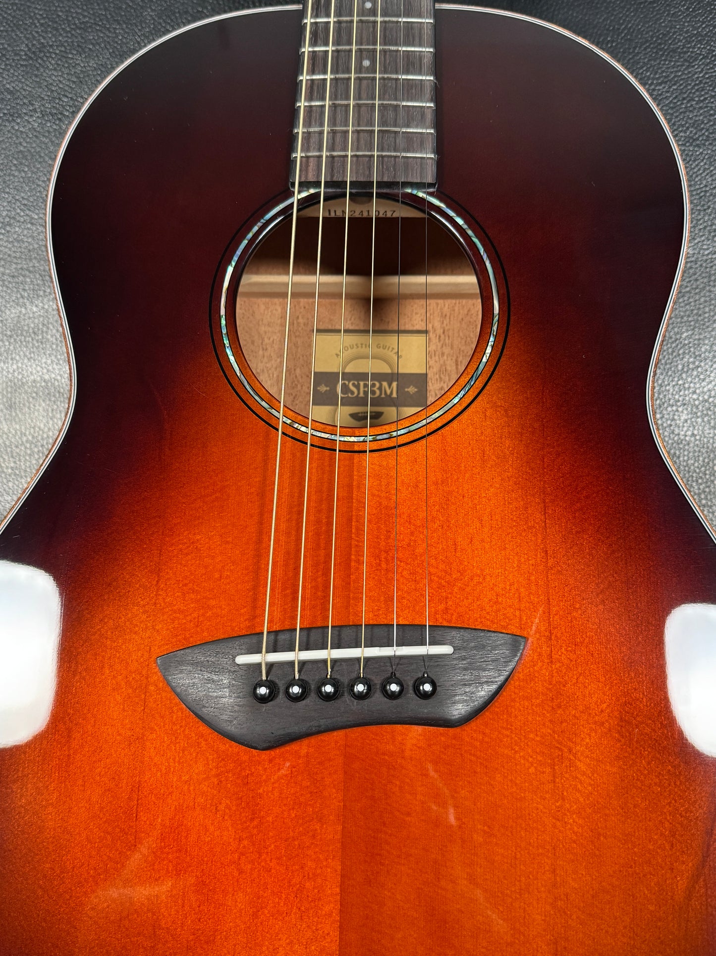 Yamaha CSF3M All Solid Parlor Guitar Sunburst