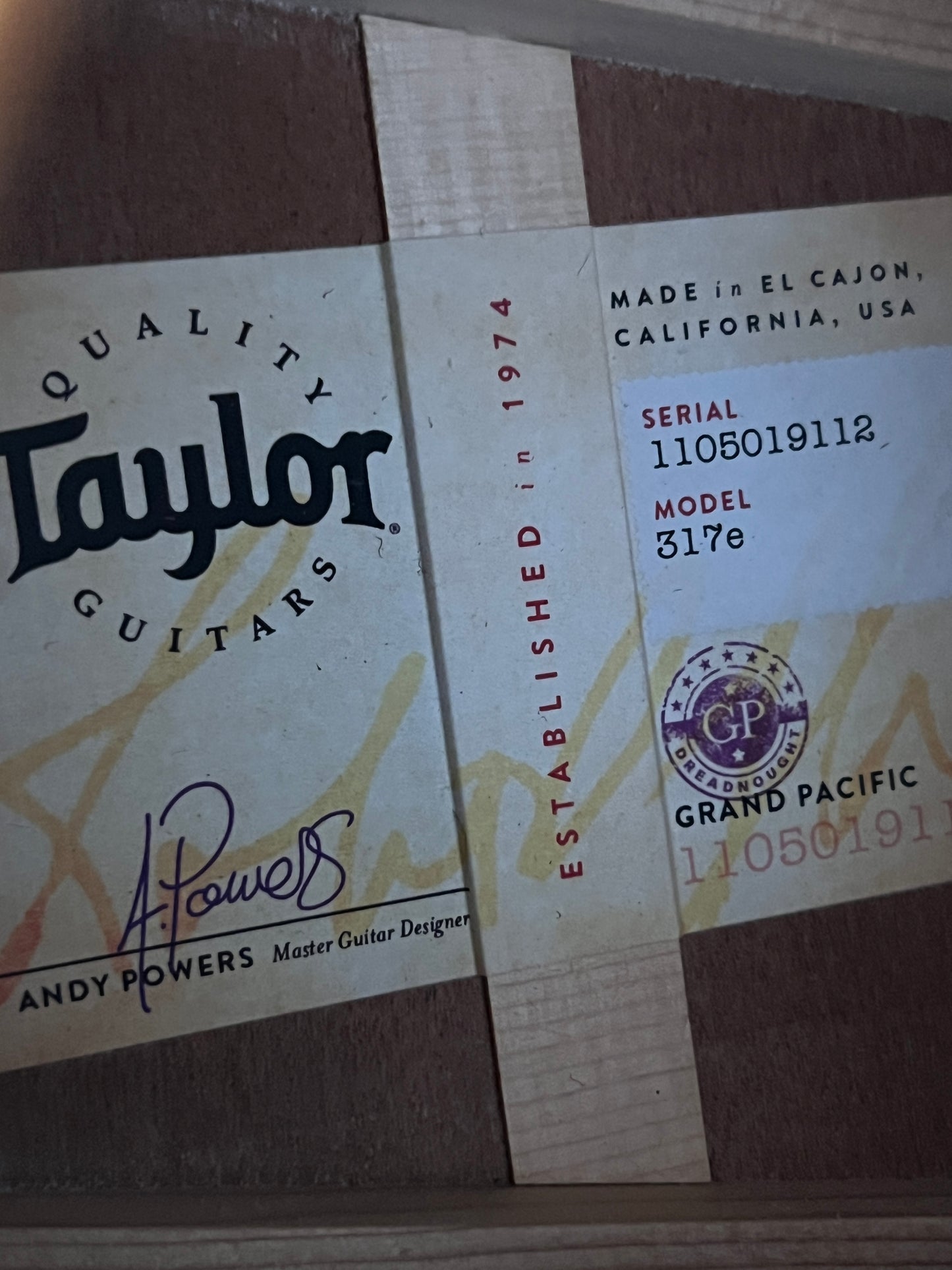 Taylor 317e (PRE-OWNED)