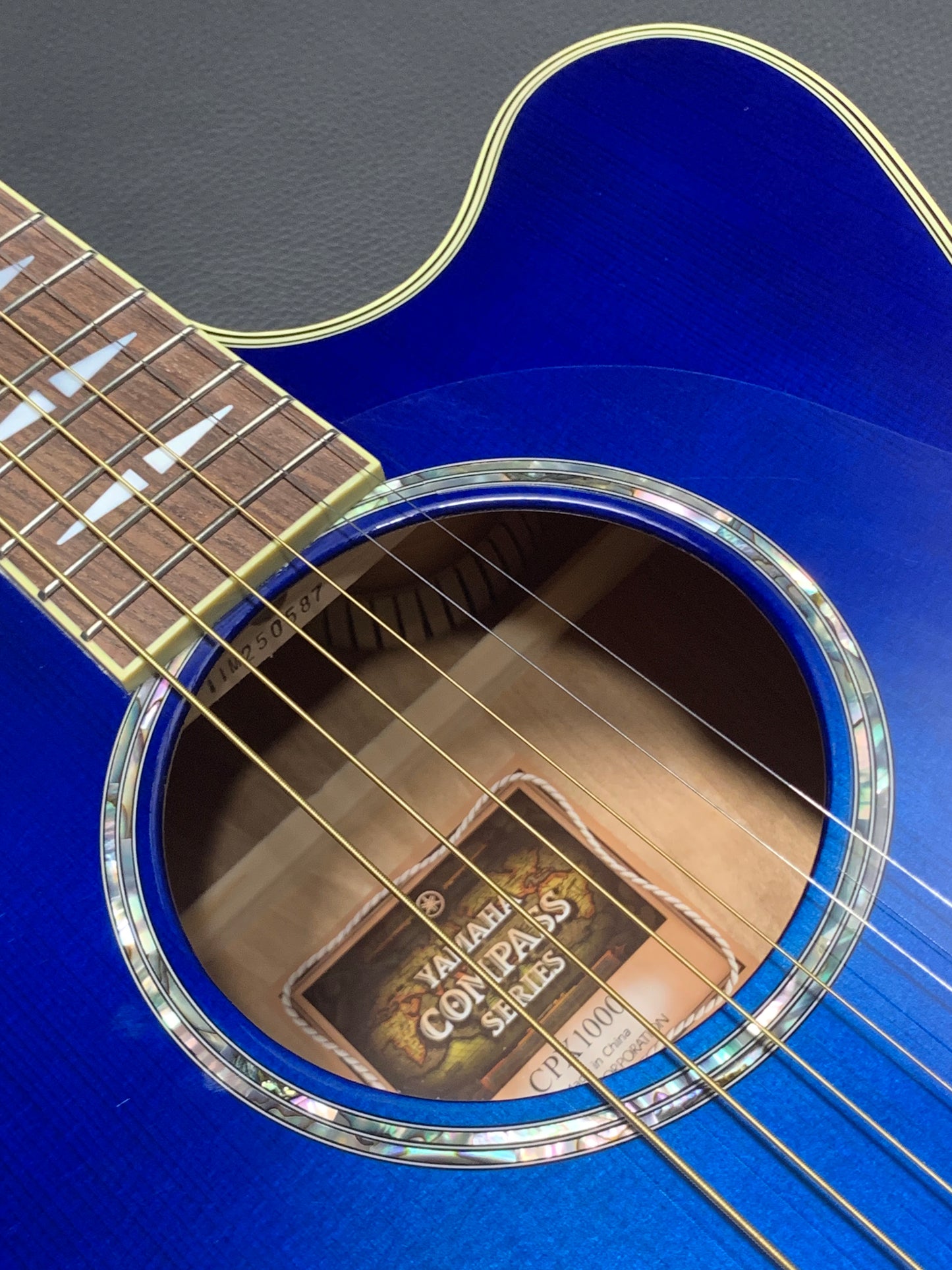 Yamaha CPX1000 Ultramarine Acoustic Guitar #IIM250587