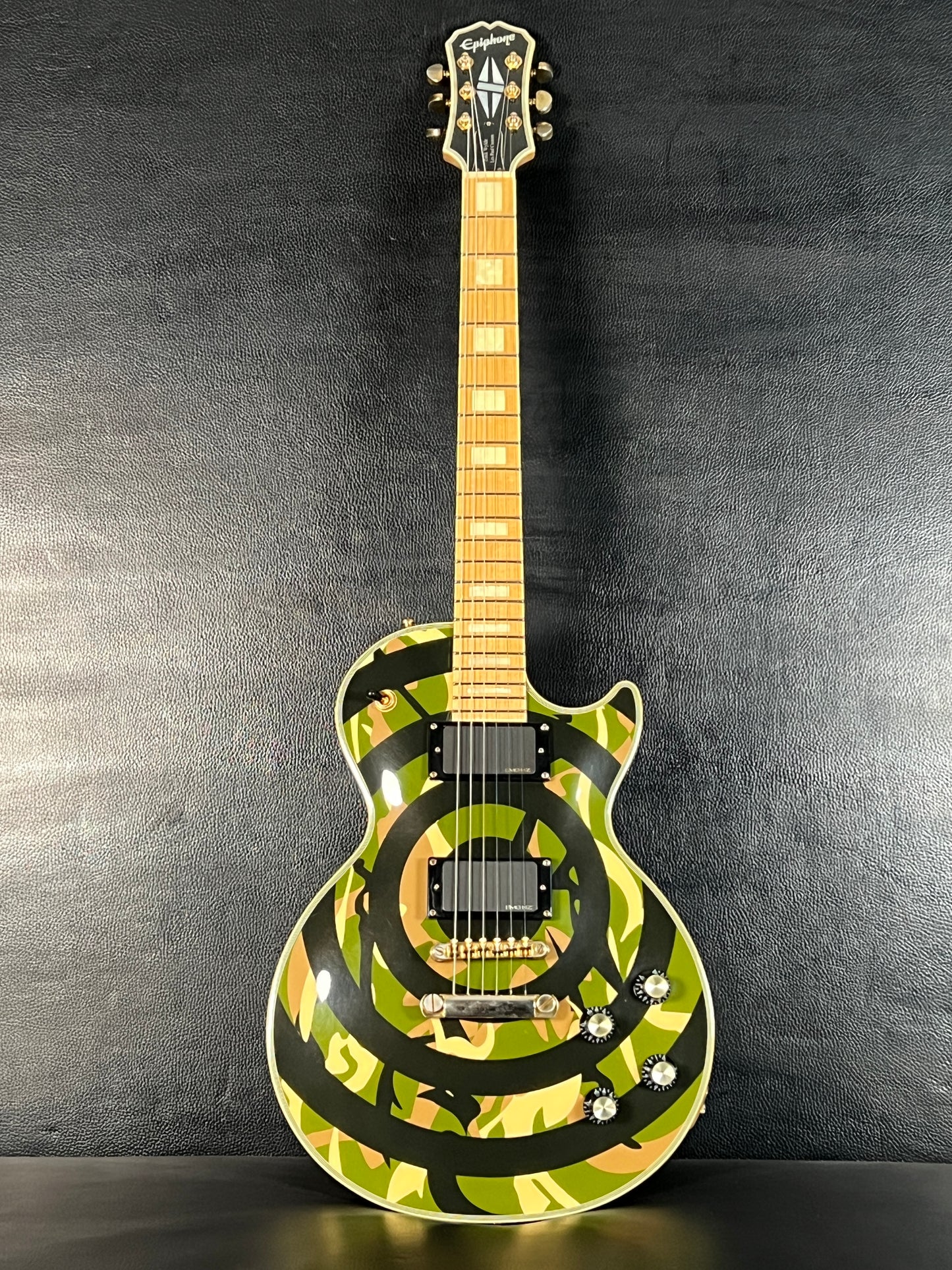 Epiphone Zakk Wylde Signature Les Paul Custom Camo Bullseye Korea (PRE-OWNED)