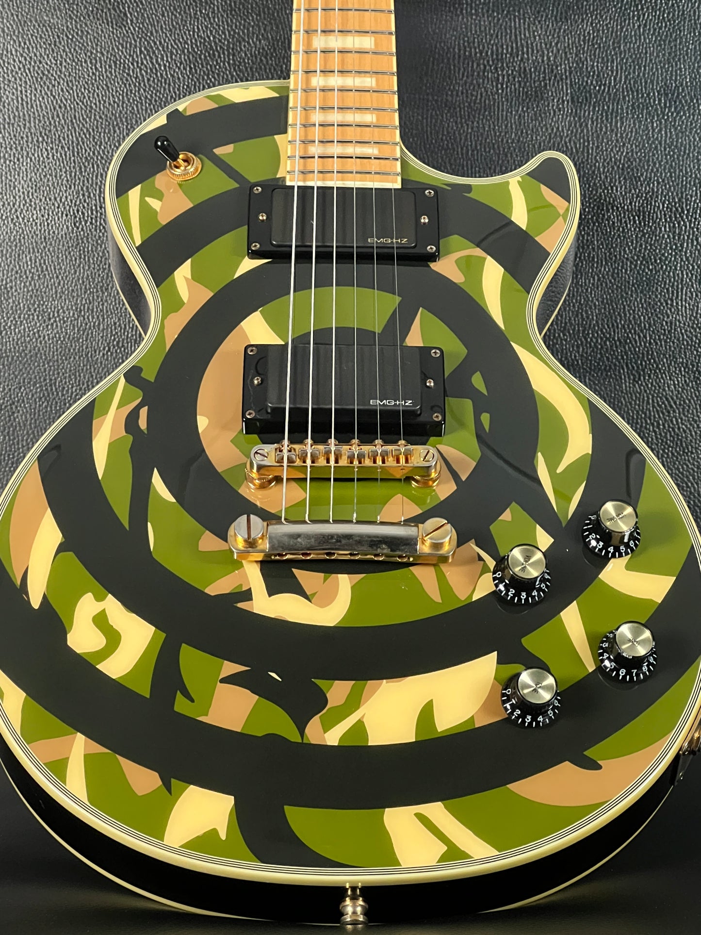 Epiphone Zakk Wylde Signature Les Paul Custom Camo Bullseye Korea (PRE-OWNED)