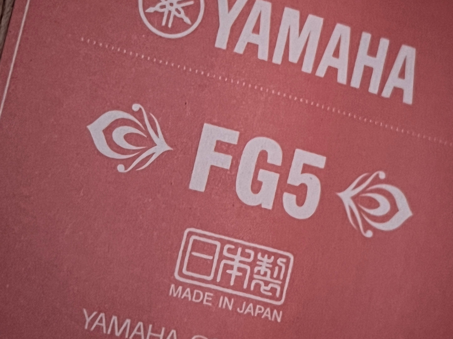 Yamaha FG5 II Red Label Dreadnought #ILY385A