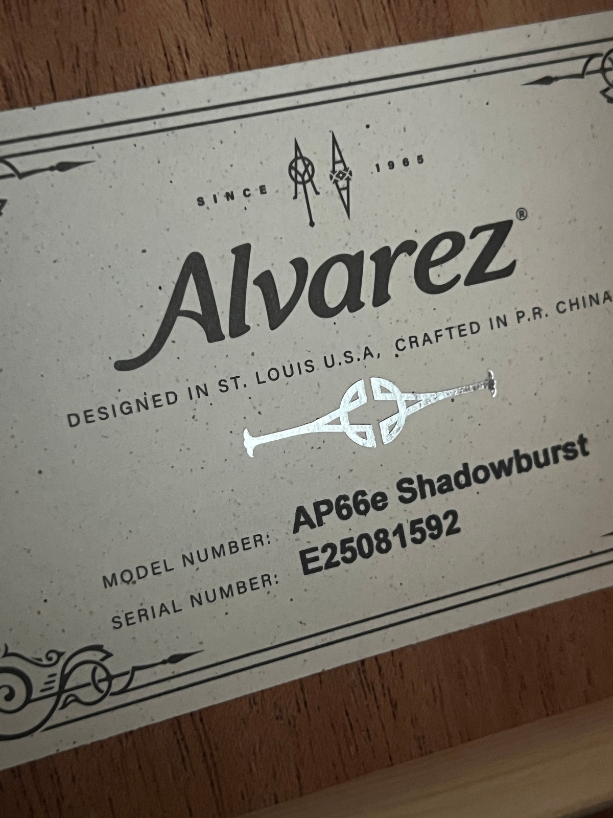 Alvarez AP66e Shadowburst #592