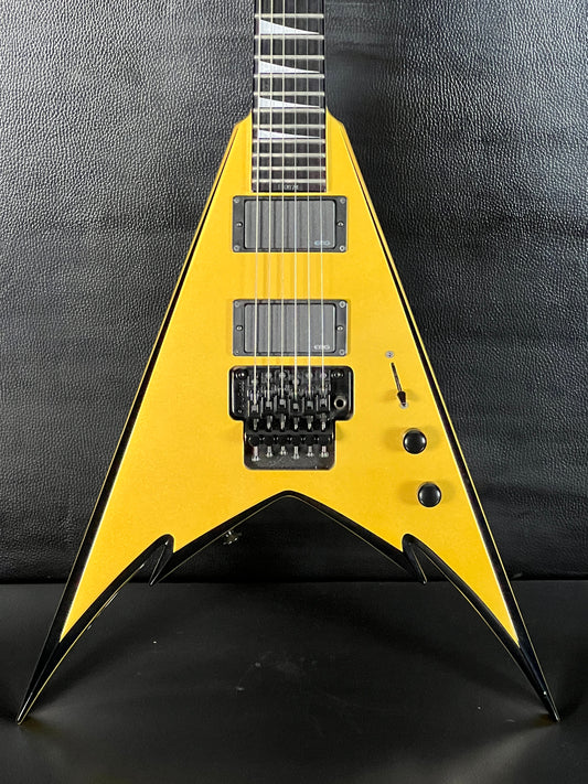 Jackson Pro Series Phil Demmel Signature Demmelition King V Gold with Black Bevels (PRE-OWNED)