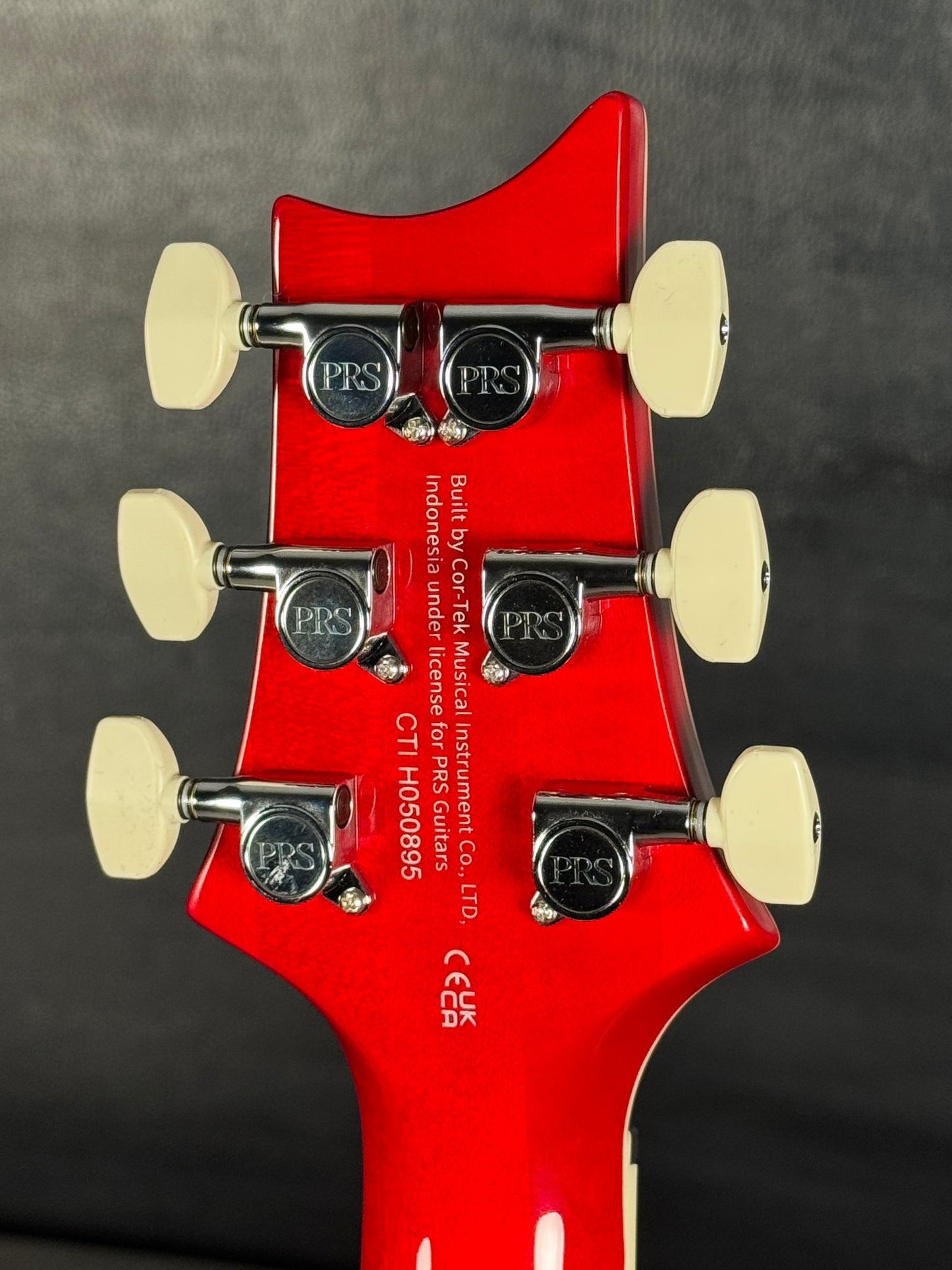 PRS SE Custom 24-08 Quilt Charcoal Cherry Burst