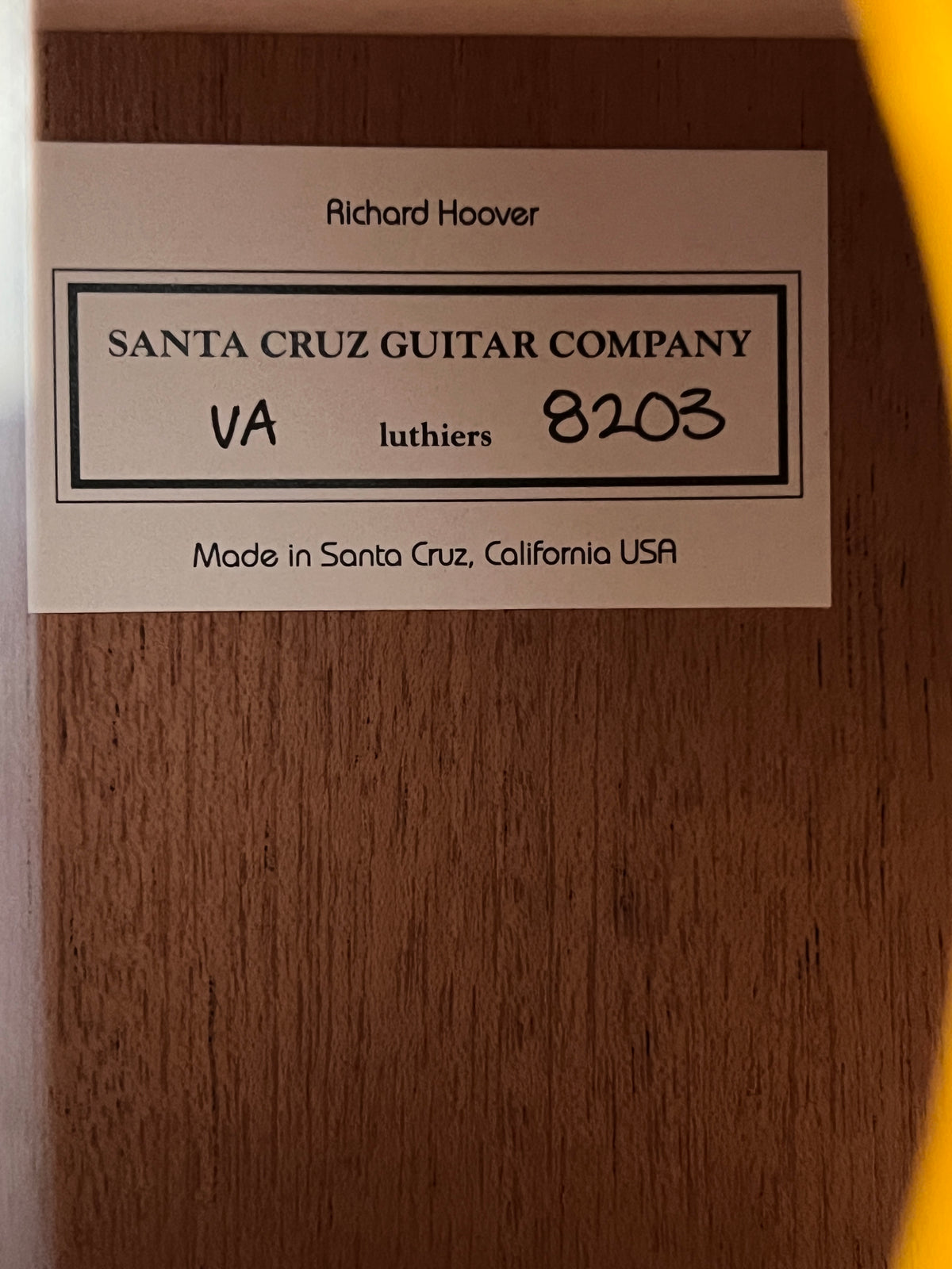 Santa Cruz VA #8203