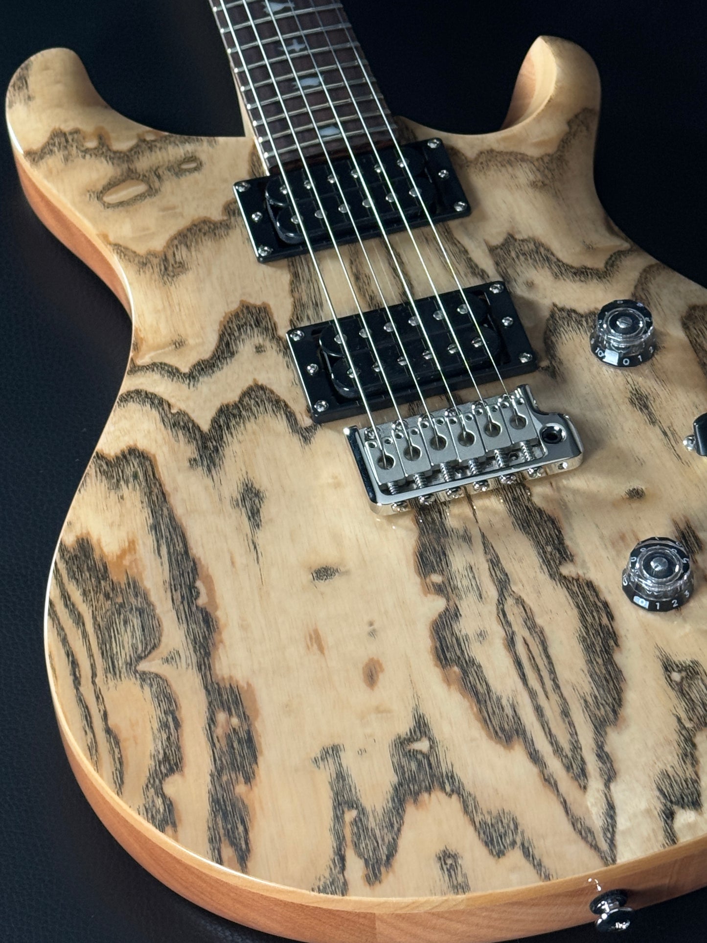 PRS SE Custom 24 Burled Ash Limited Edition Natural