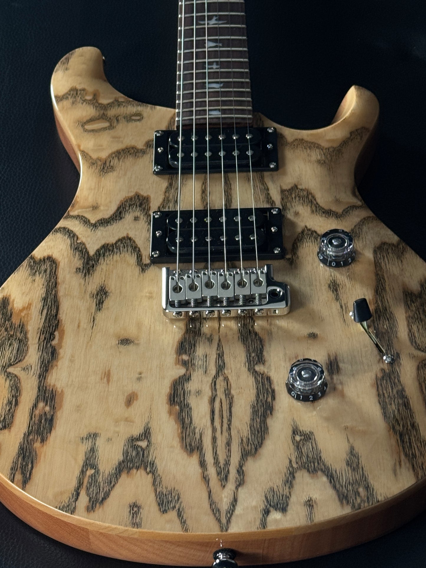 PRS SE Custom 24 Burled Ash Limited Edition Natural
