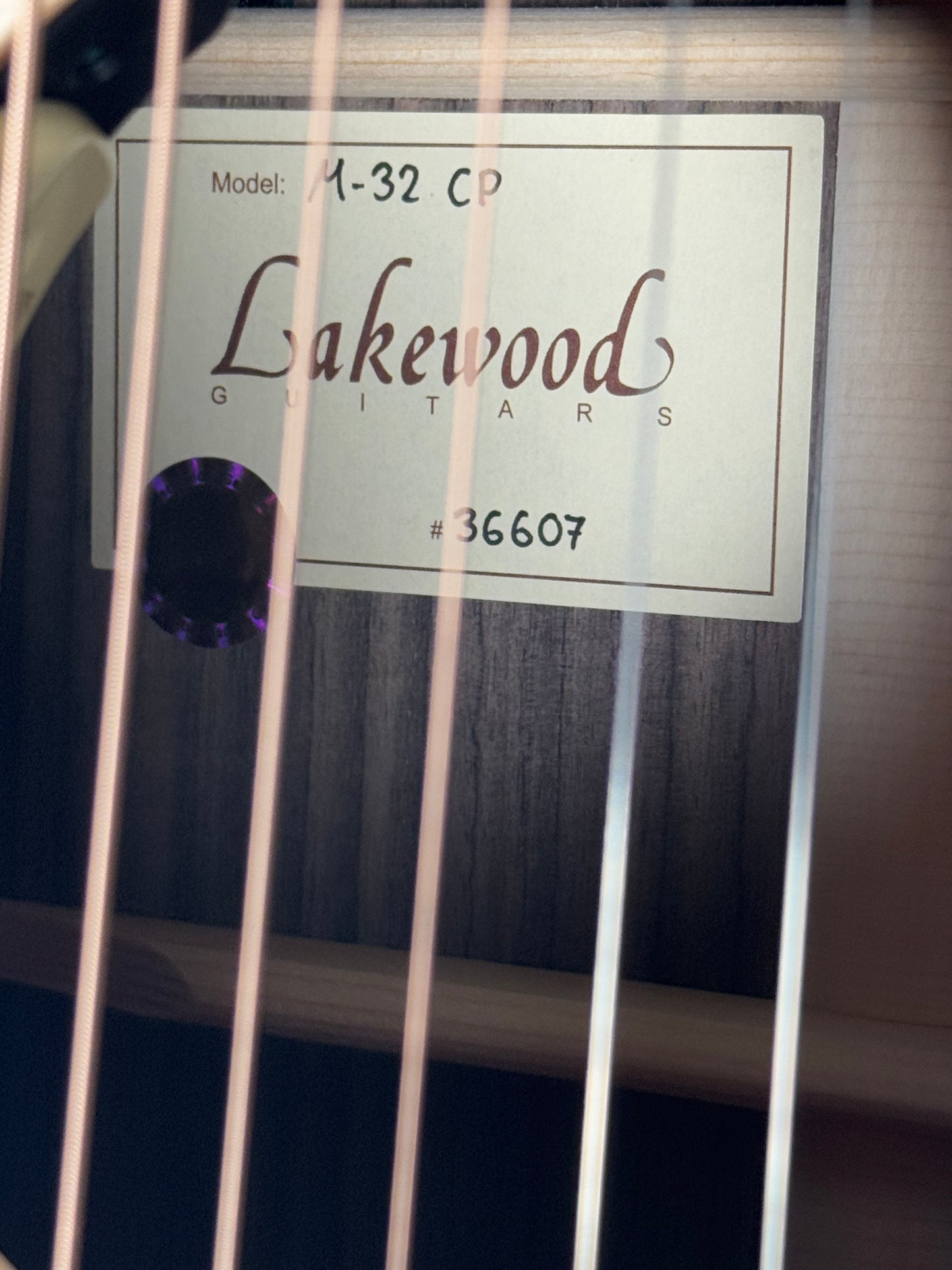 Lakewood M-32 CP #36607