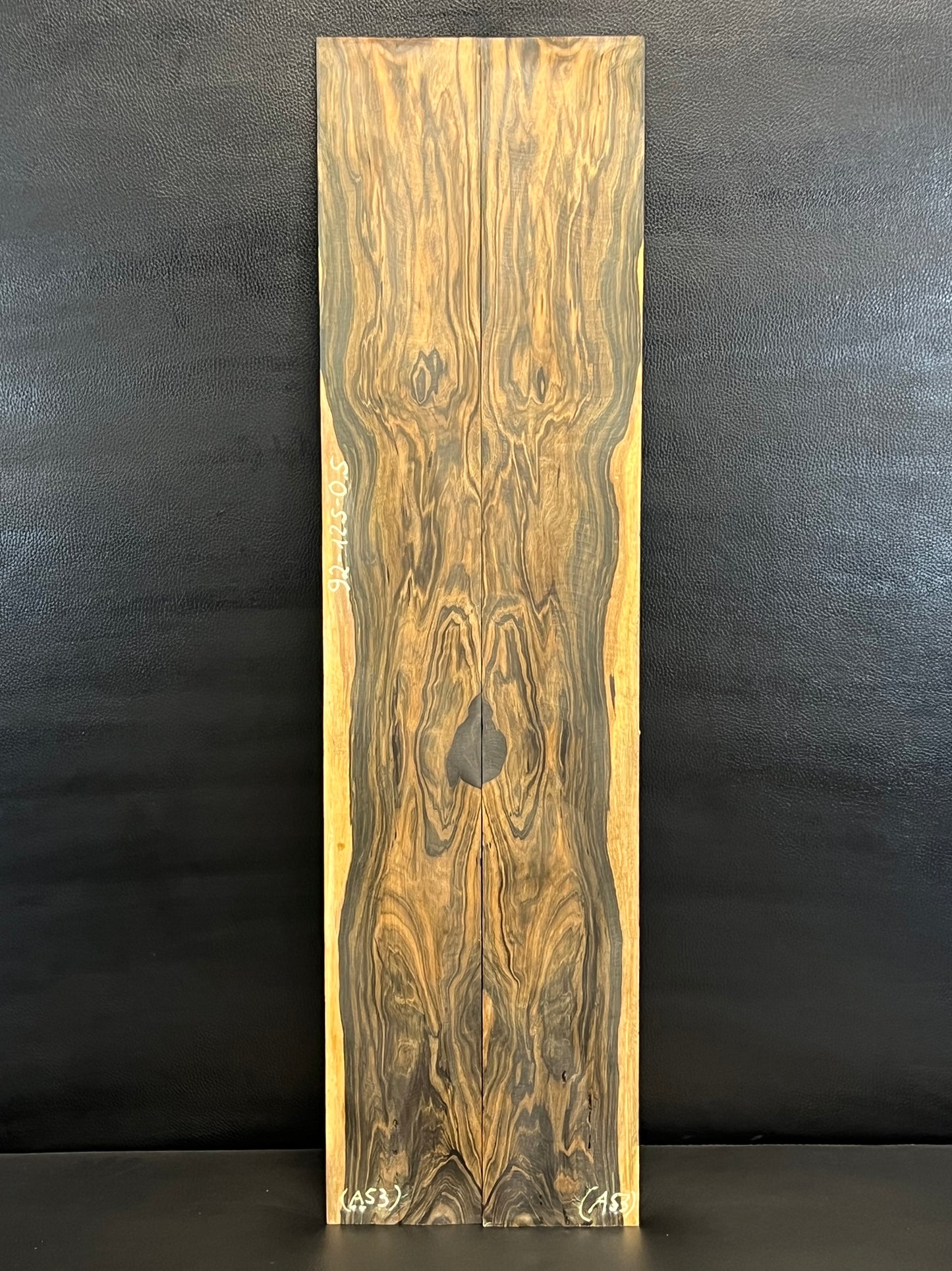 Exotic Figured Ebony Back and Sides Set A53